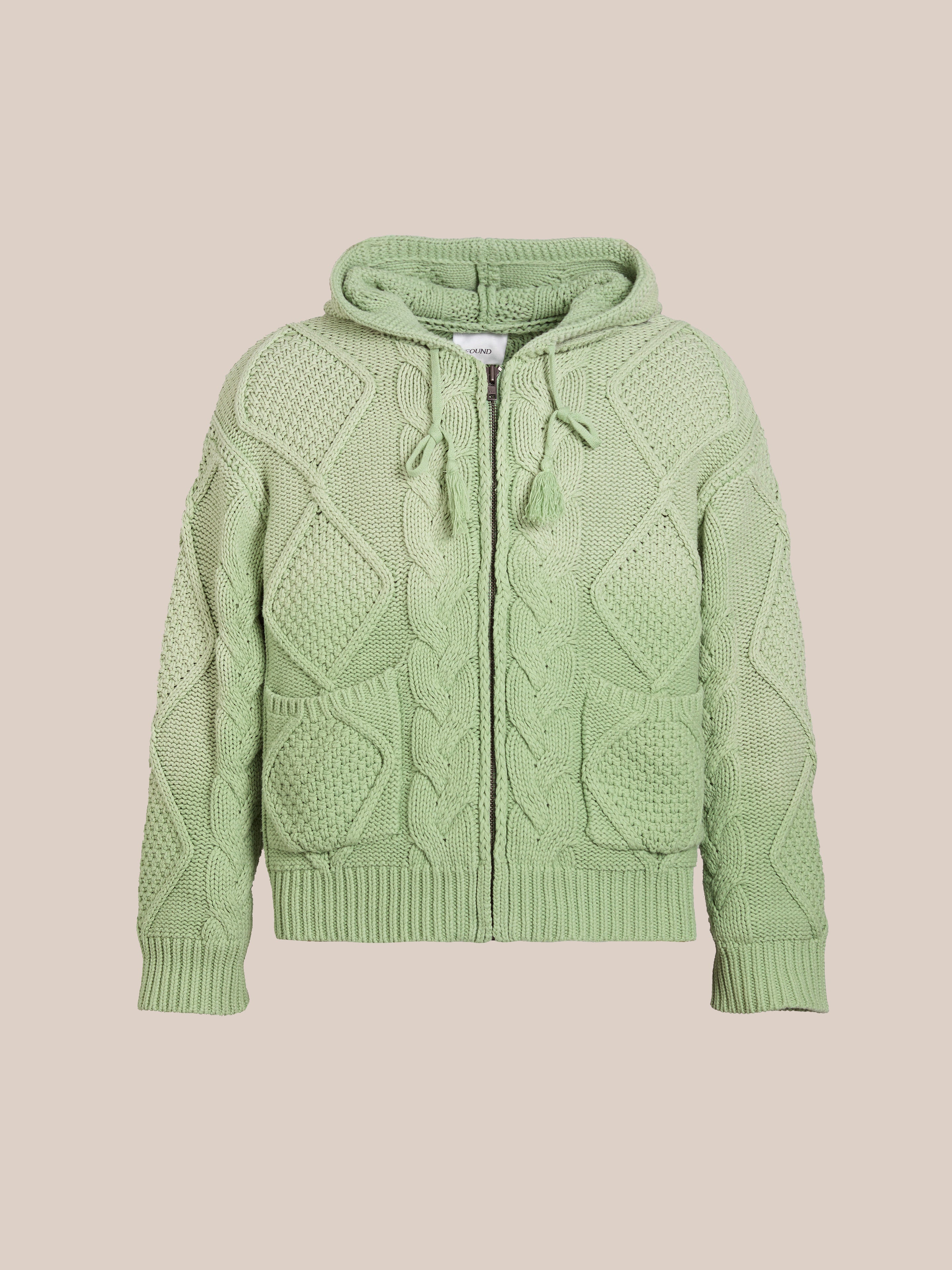 Zip Up Cable Knit Hoodie | Modern Menswear by yycbvcnbmmnbm
