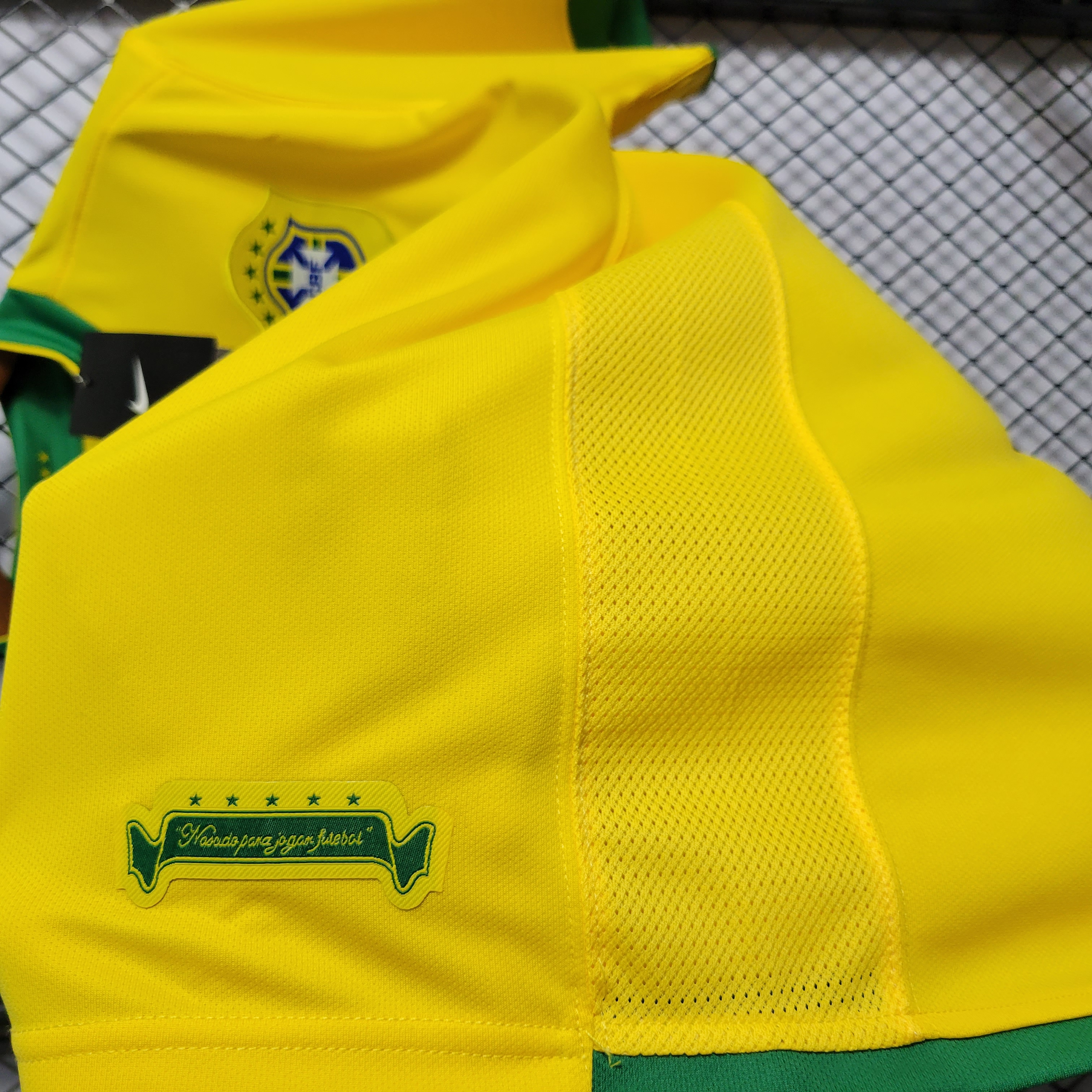 AlphaJersey-Retro Brazil 2006 Home Stadium Jersey