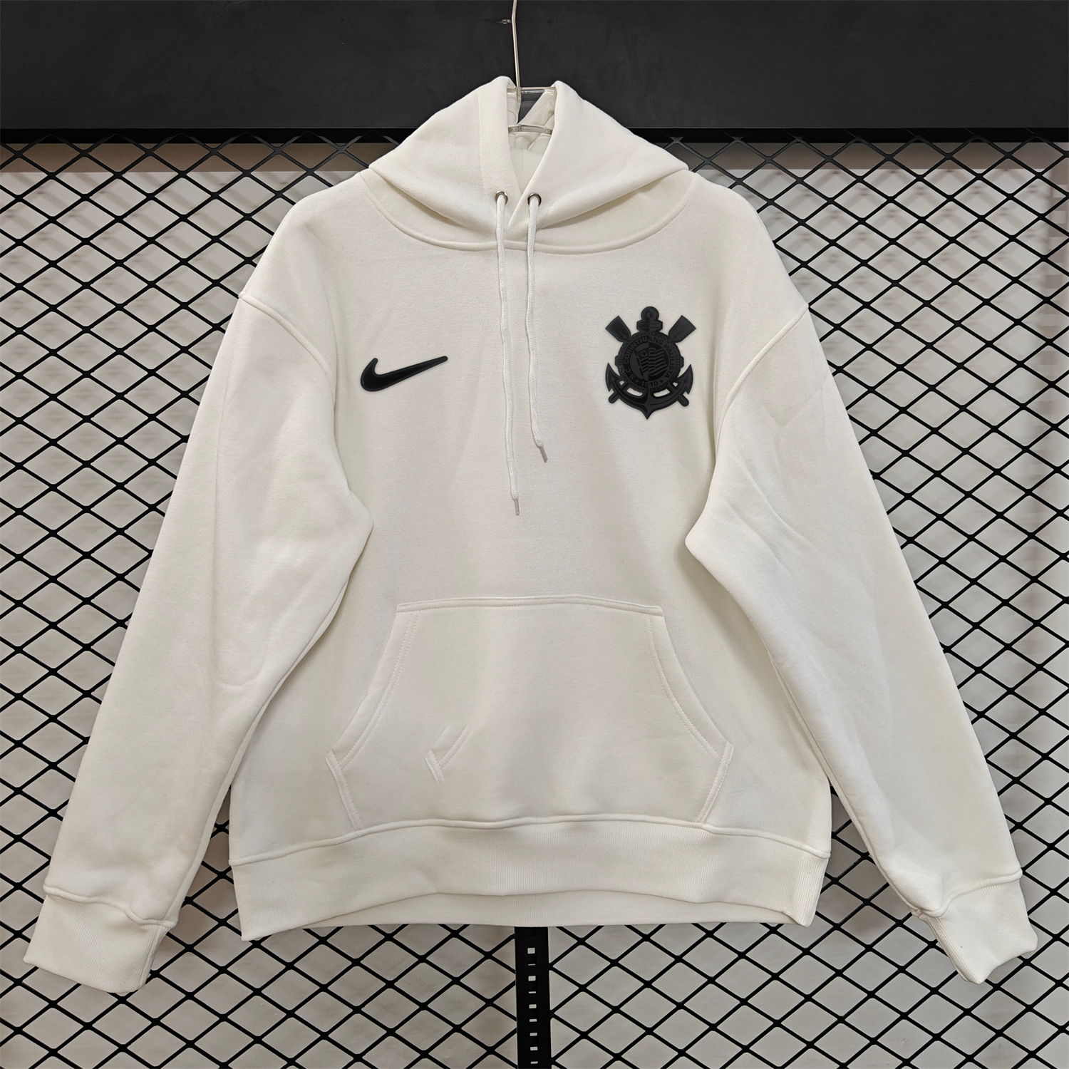 AlphaJersey-Corinthians 25-26 Originals Terrace Black Icon Unisex Pullover Hoodie