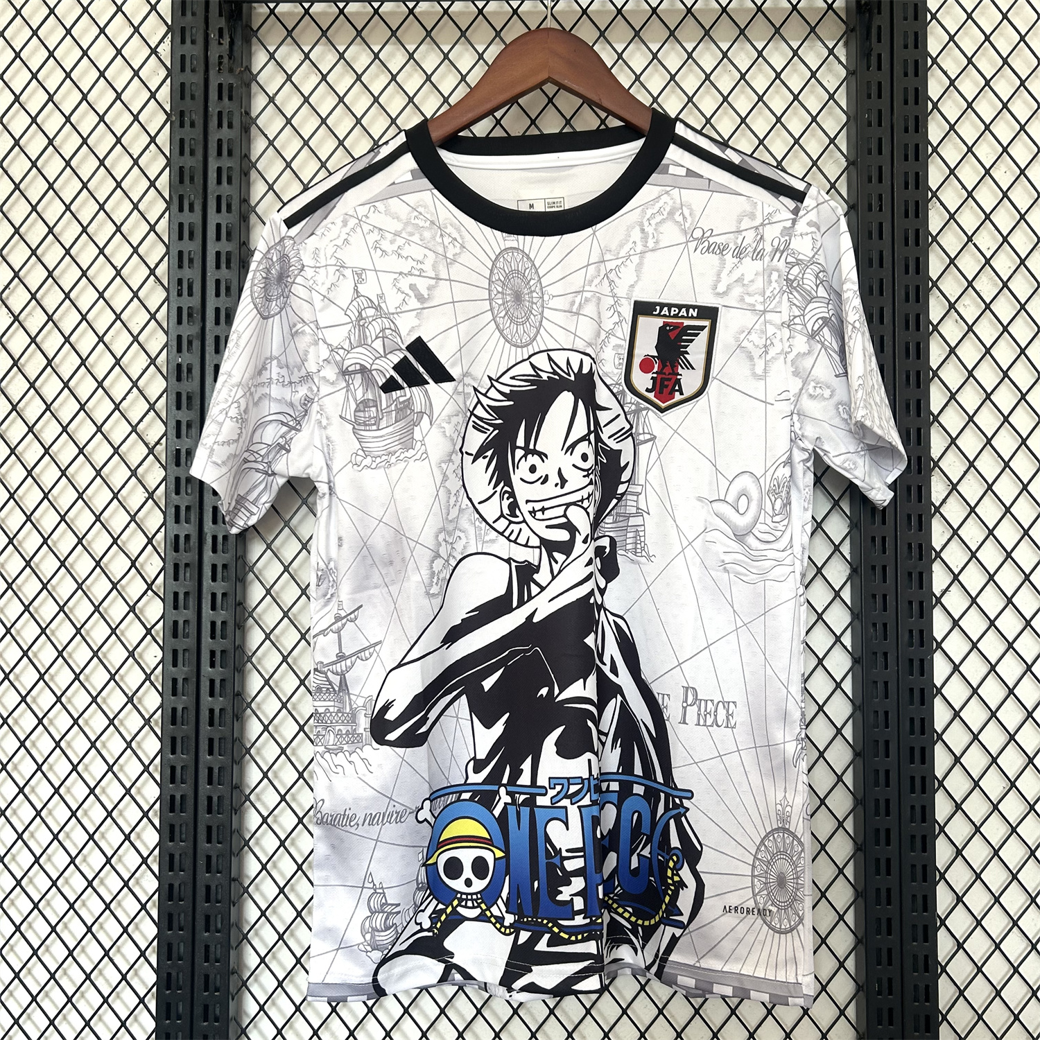 AlphaJersey-Japan 25-26 One Piece Luffy Stroke Special Edition Jersey - Fans Version