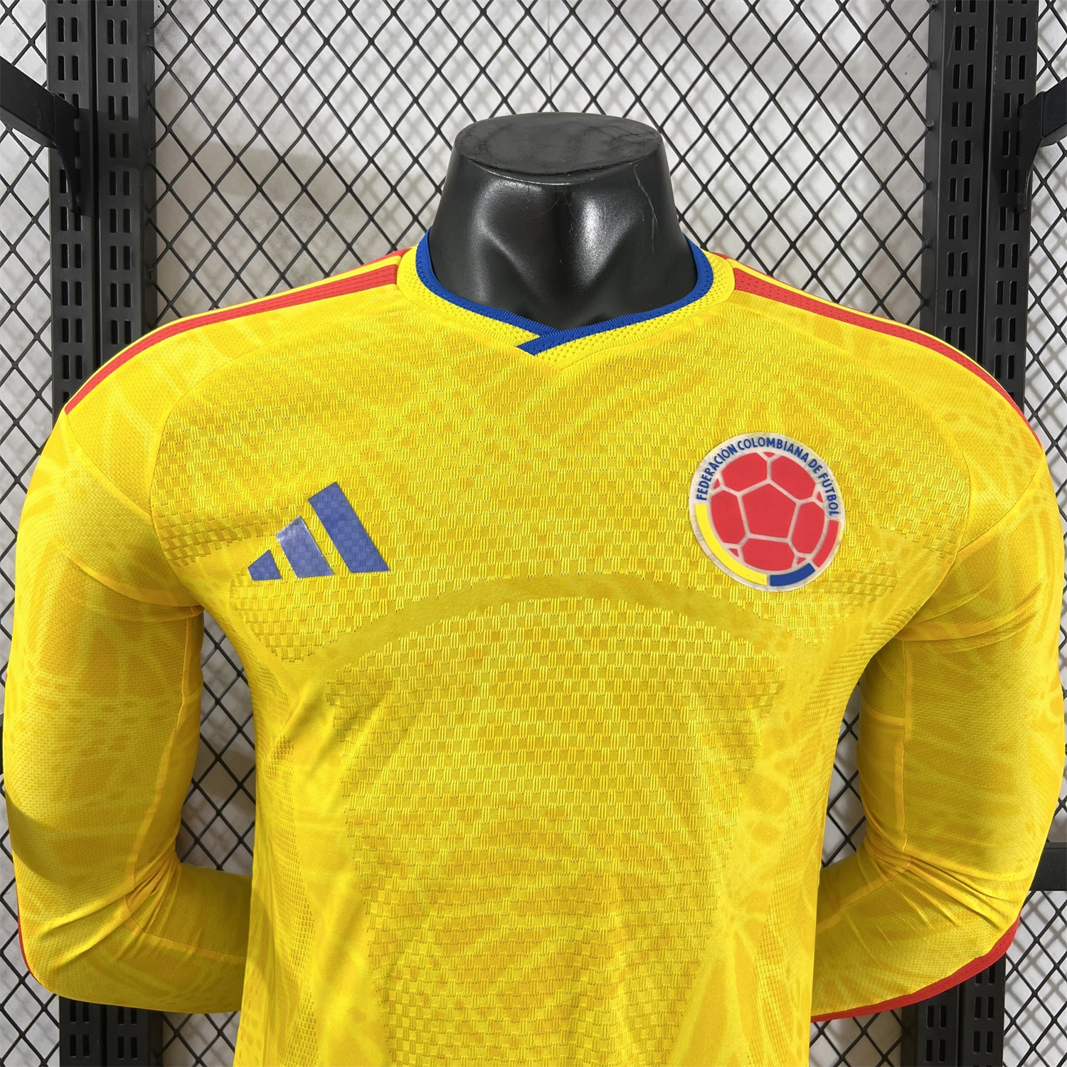 AlphaJersey-Colombia 2026 Home Long Sleeves Jersey - Player Version