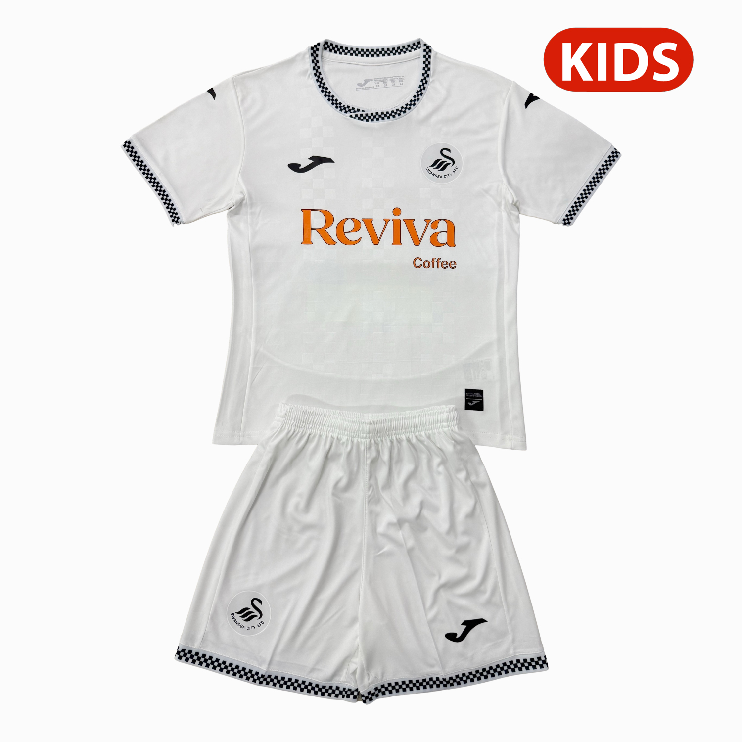 AlphaJersey-Swansea City 25-26 Home Kids Kit