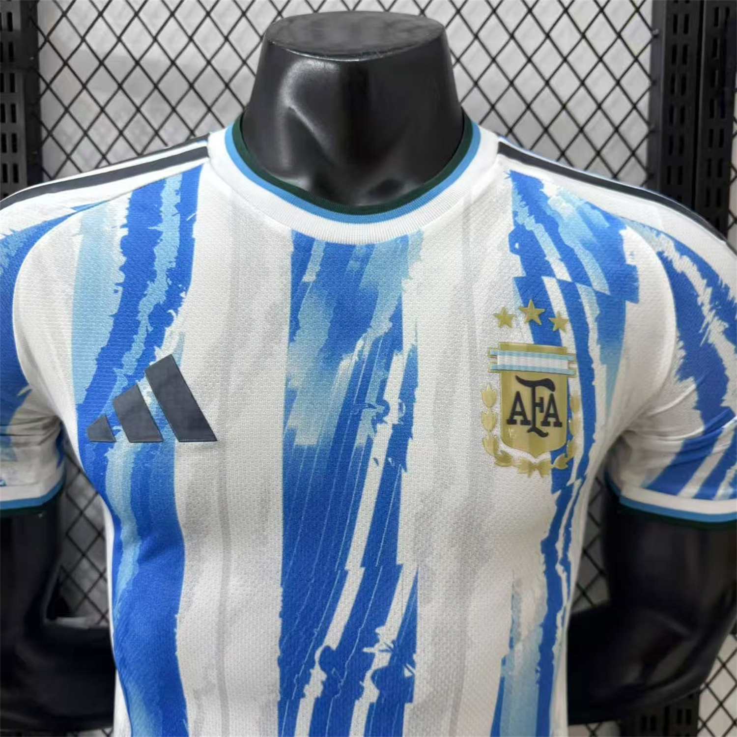 AlphaJersey-Argentina 2026 Blue And White Twill Special Jersey - Player Version
