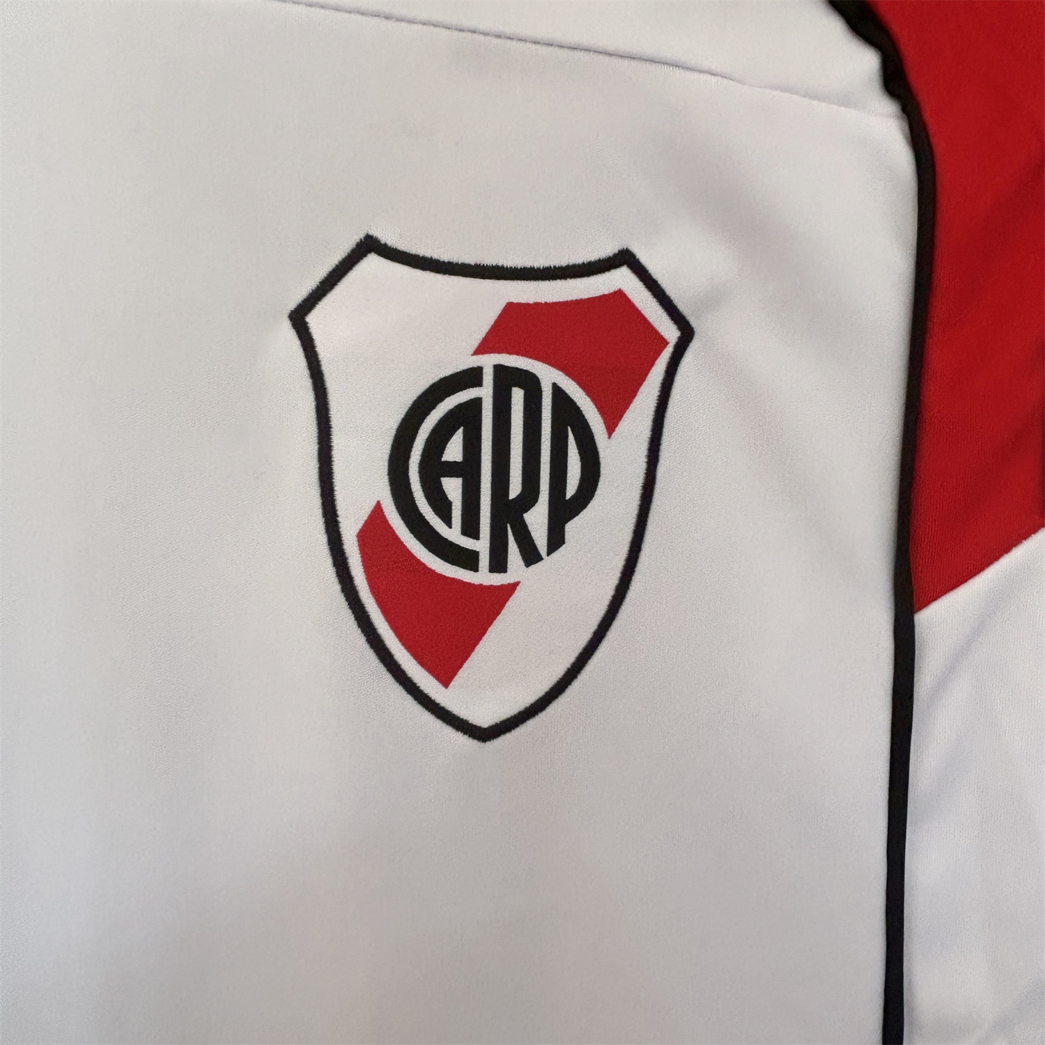 AlphaJersey-River Plate 25-26 Urban Purist Throwback White Jersey - Fans Version
