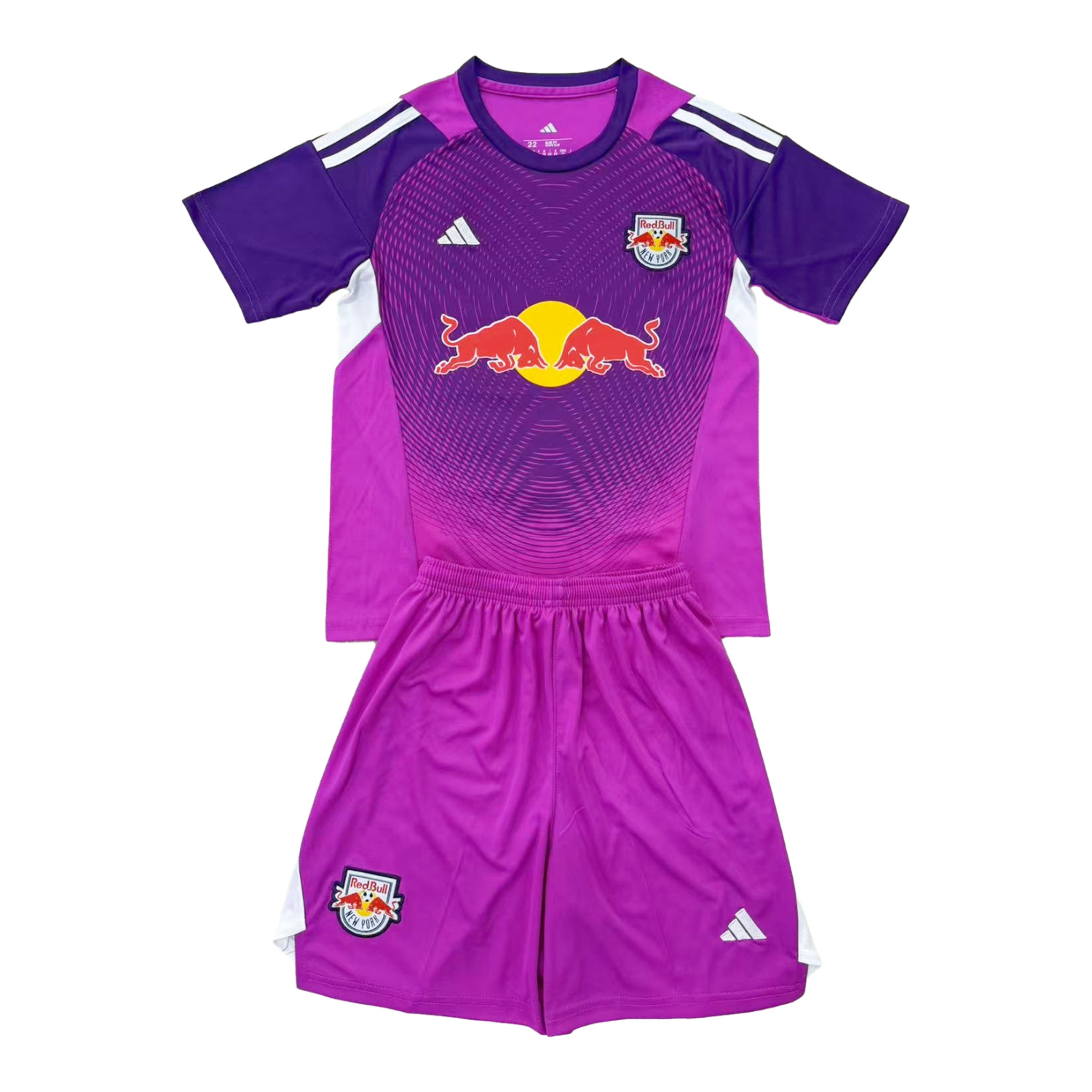 AlphaJersey-New York Red Bulls 2025 Purple Goalkeeper Kids Kit