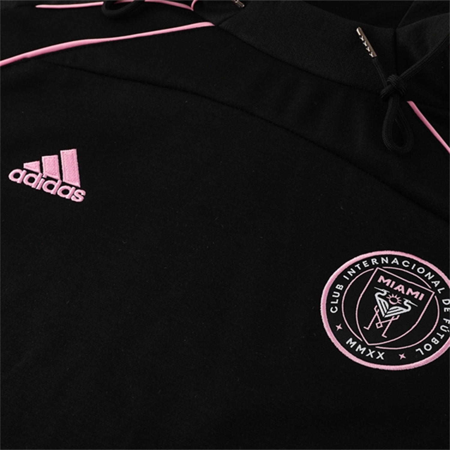 AlphaJersey-INT M.A.M 25-26 Long Sleeves Training Hoodie Set - Black Hoodie + Pants