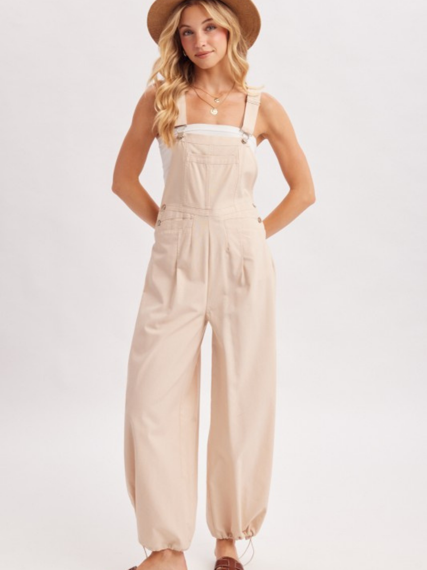 Cargo Drawstring Overalls | Elegant Women's Fashion by coolavocek