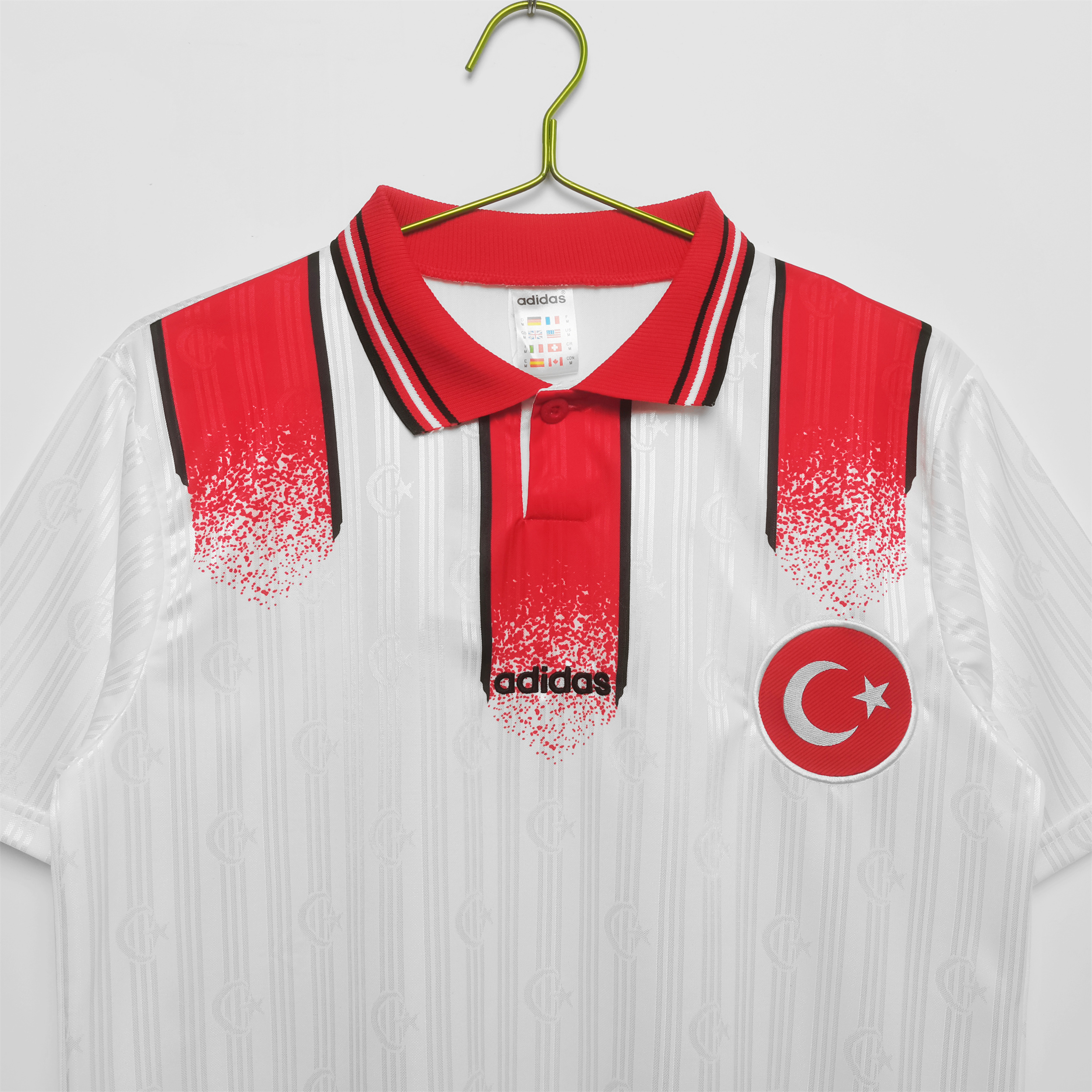 AlphaJersey-Retro Turkey 1996 Away Stadium Jersey