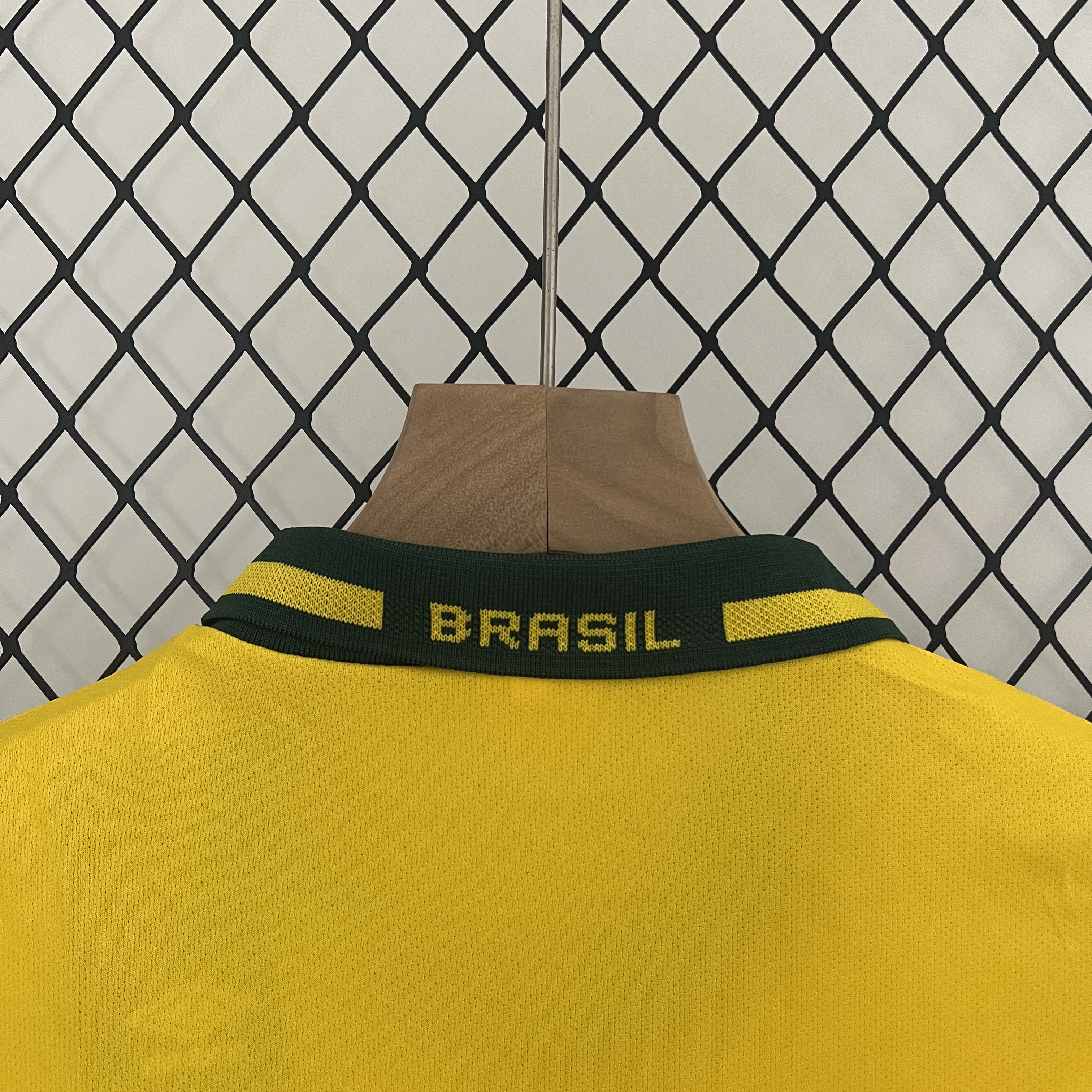 AlphaJersey-Retro Brazil 1993-94 Home Stadium Kids Kit