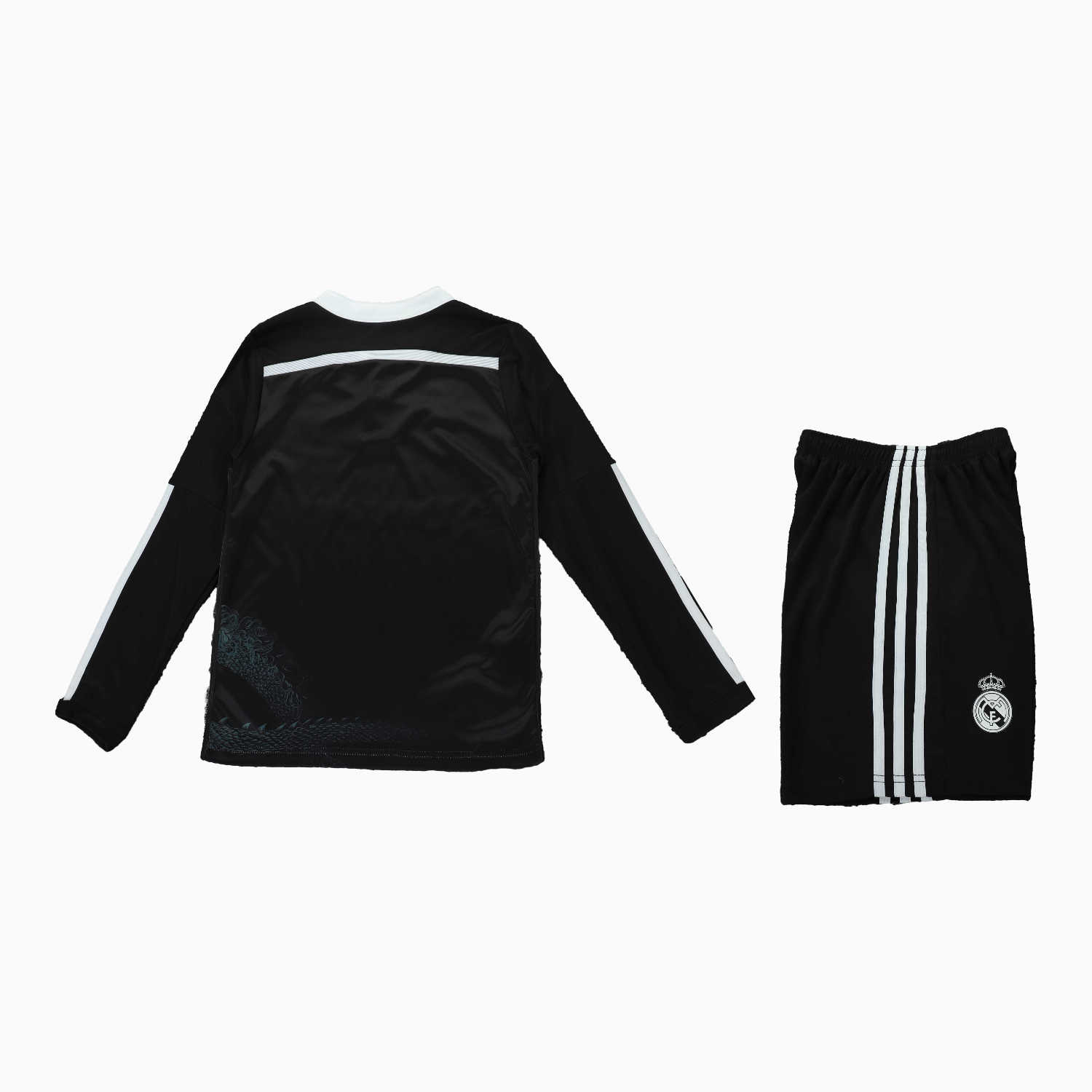 AlphaJersey-Retro Real Madrid 2014-15 Third Long Sleeves Kids Kit