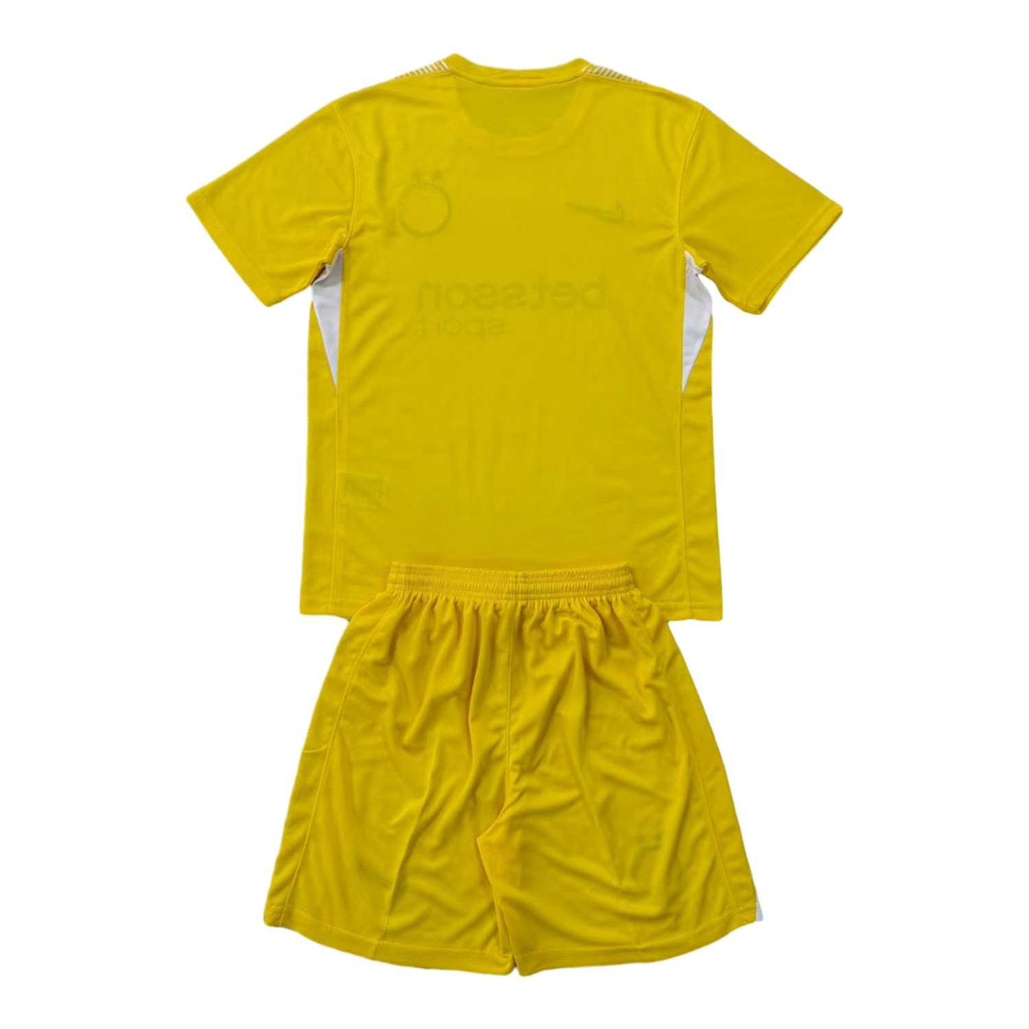 AlphaJersey-Inter Milan 25-26 Yellow Goalkeeper Men's Adult Jersey Set - Fans Version