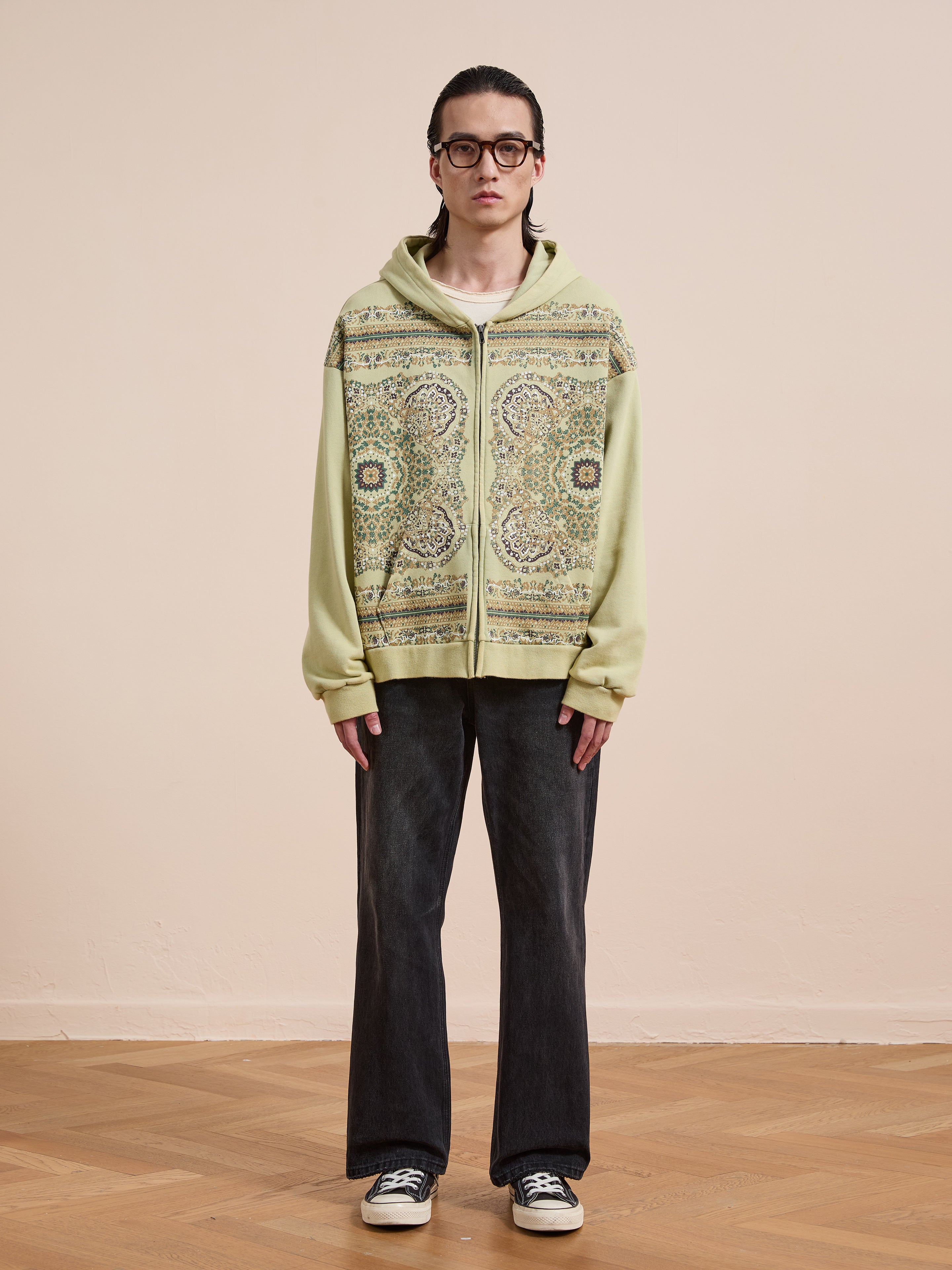 Motif Zip-Up Hoodie | Modern Menswear by yycbvcnbmmnbm