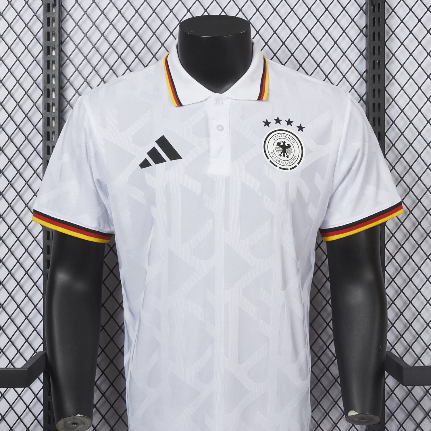 AlphaJersey-Germany 2026 White Special Edition Polo Jersey - Player Version