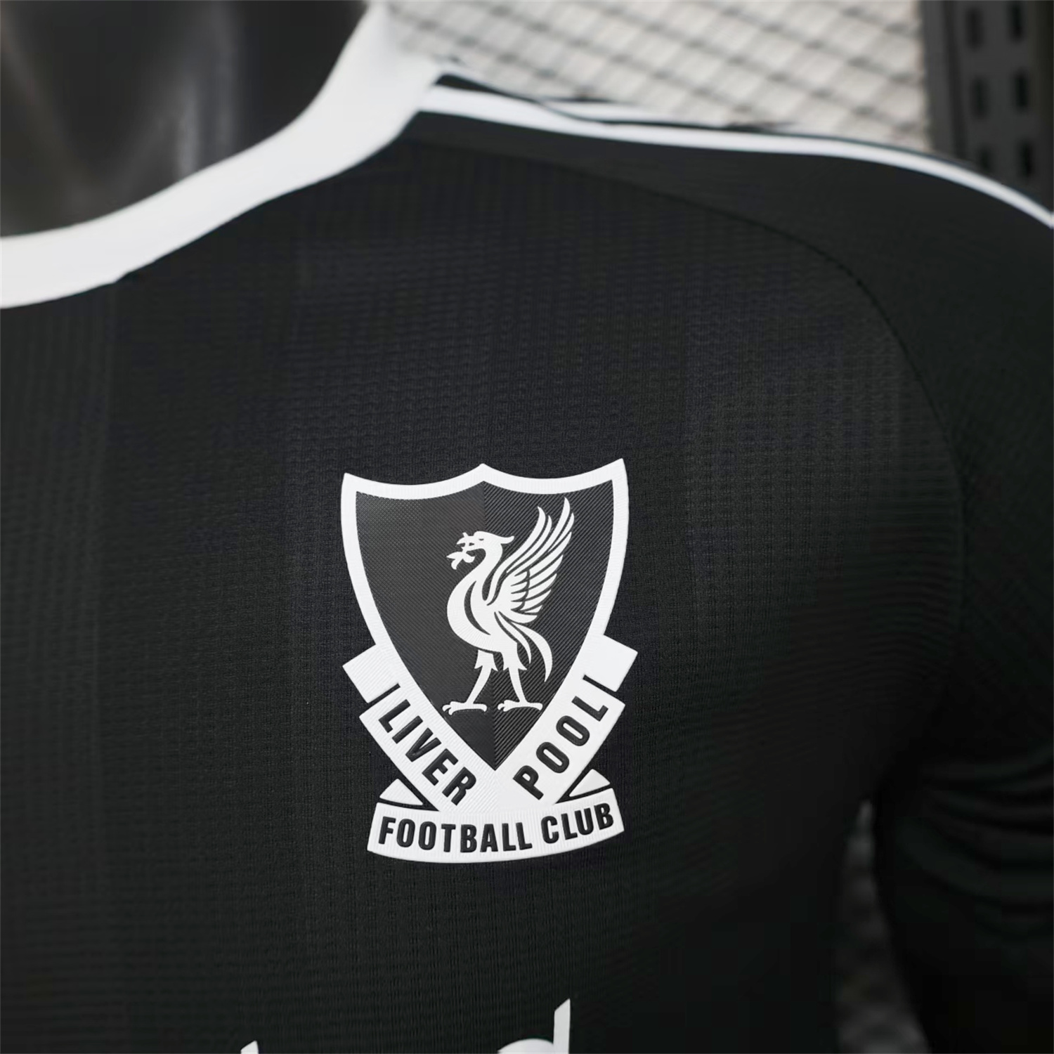 AlphaJersey-Liver.pool 25-26 Black Trefoil Goalkeeper Jersey - Player Version
