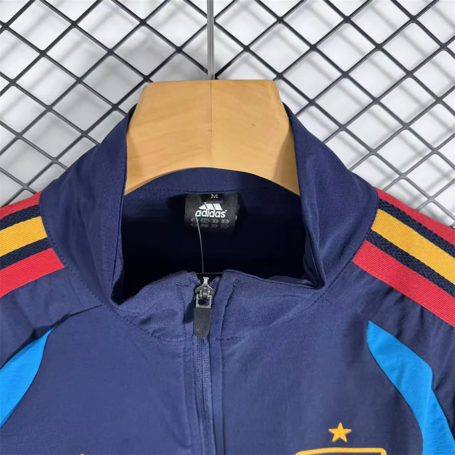 AlphaJersey-Spain 2026 Windbreaker Training Set - Blue Top and Pants