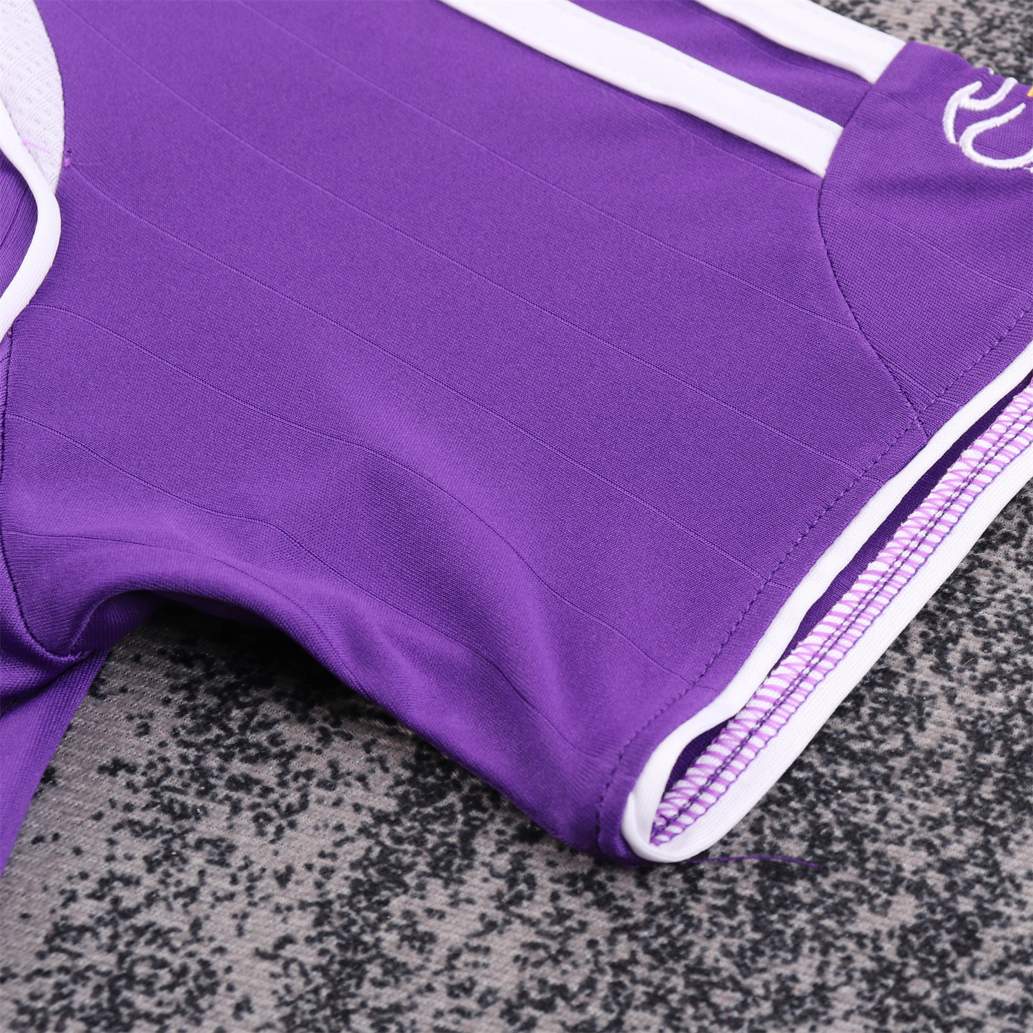 AlphaJersey-Retro Real Madrid 2006-07 Away Purple Kids Kit