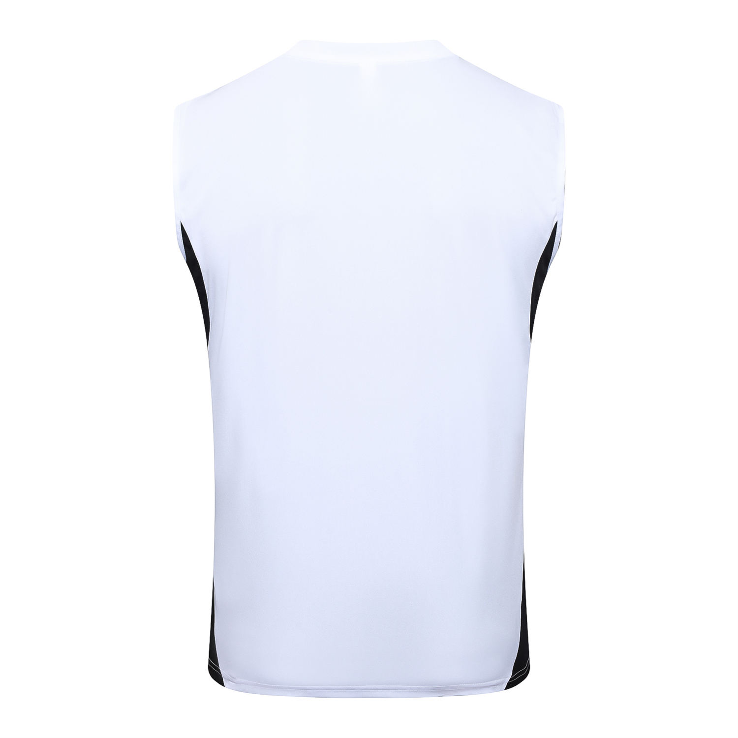 AlphaJersey-Liver.pool 25-26 Vest Training Set - White Vest & Black Shorts