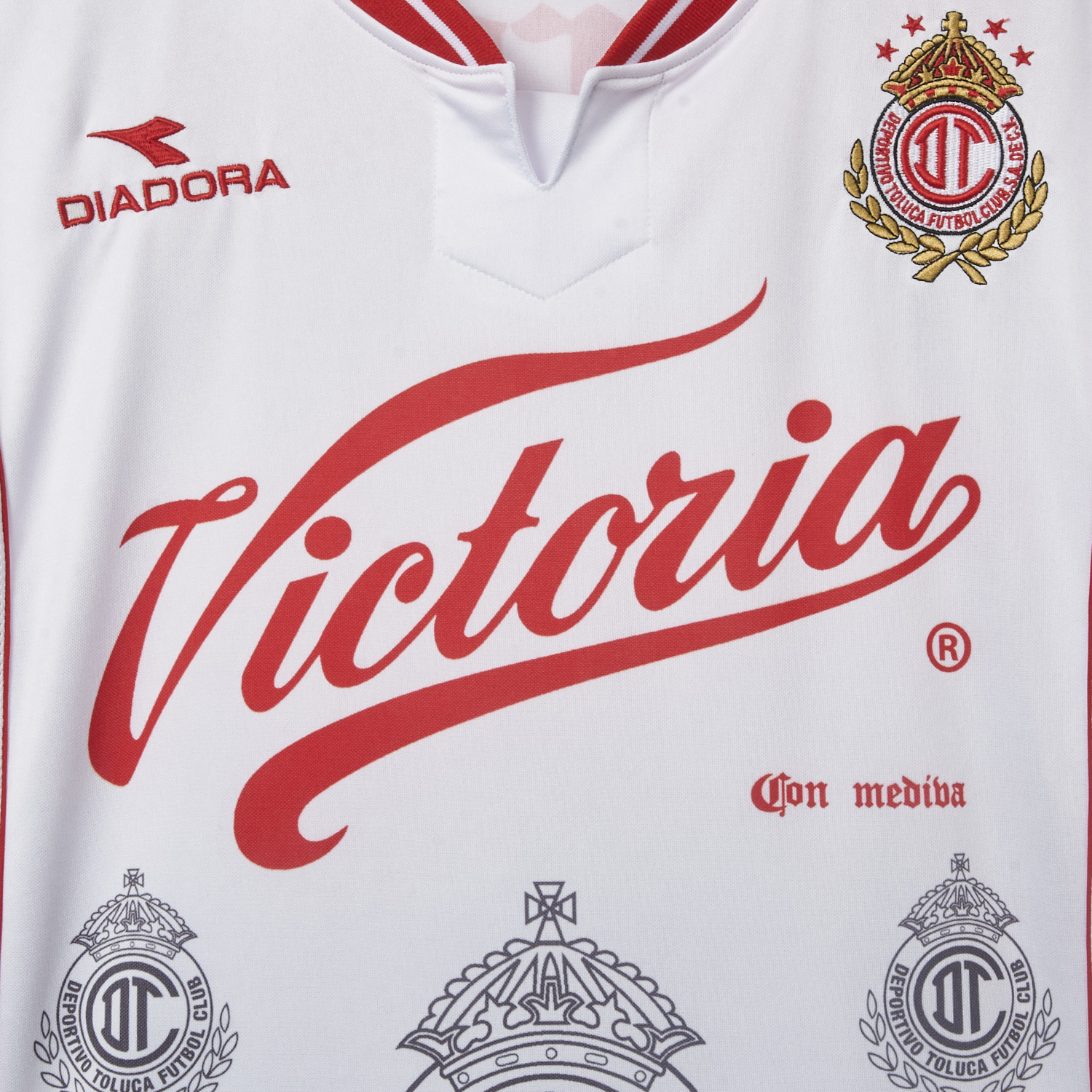 AlphaJersey-Retro Toluca 1998-99 Away White Jersey