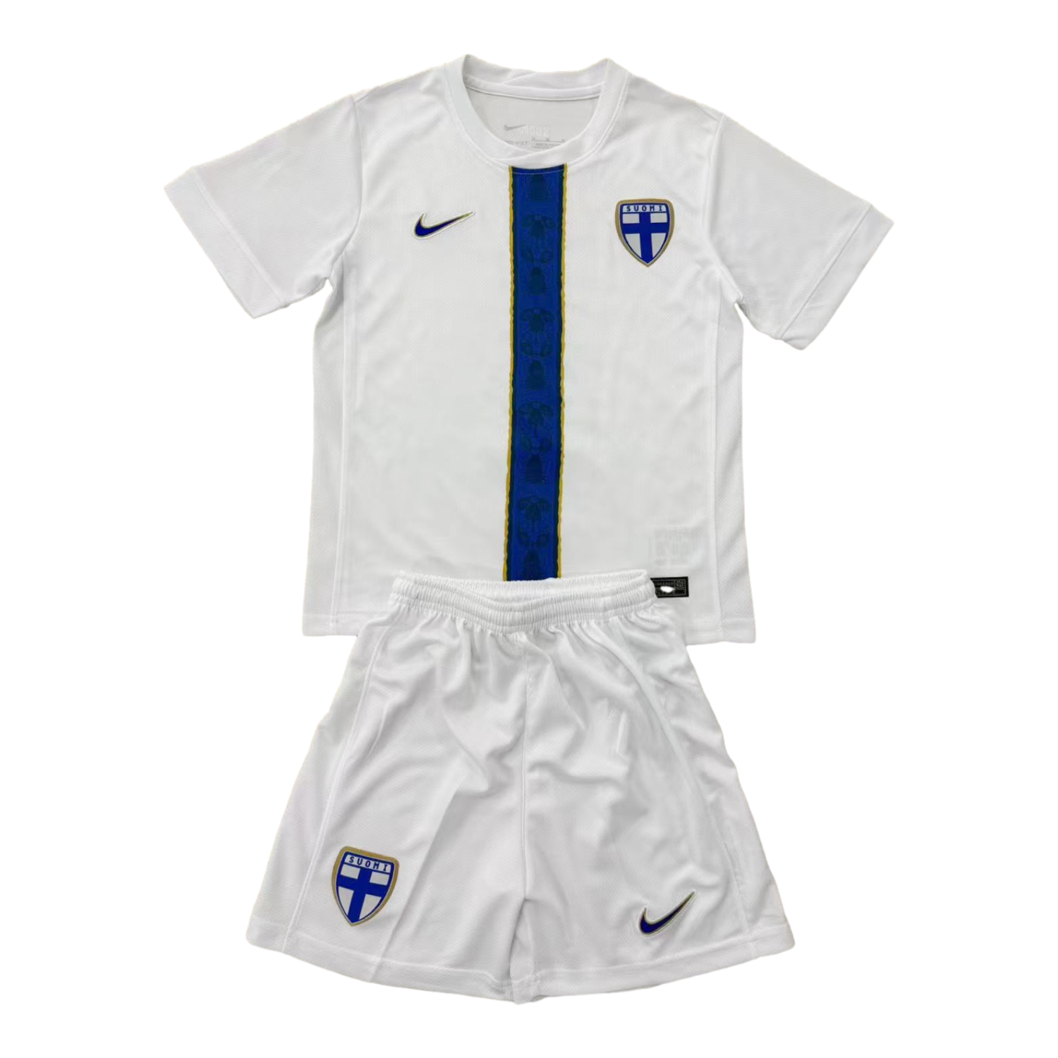 AlphaJersey-Finland 2026 Home Men's Adult Jersey Set - Fans Version