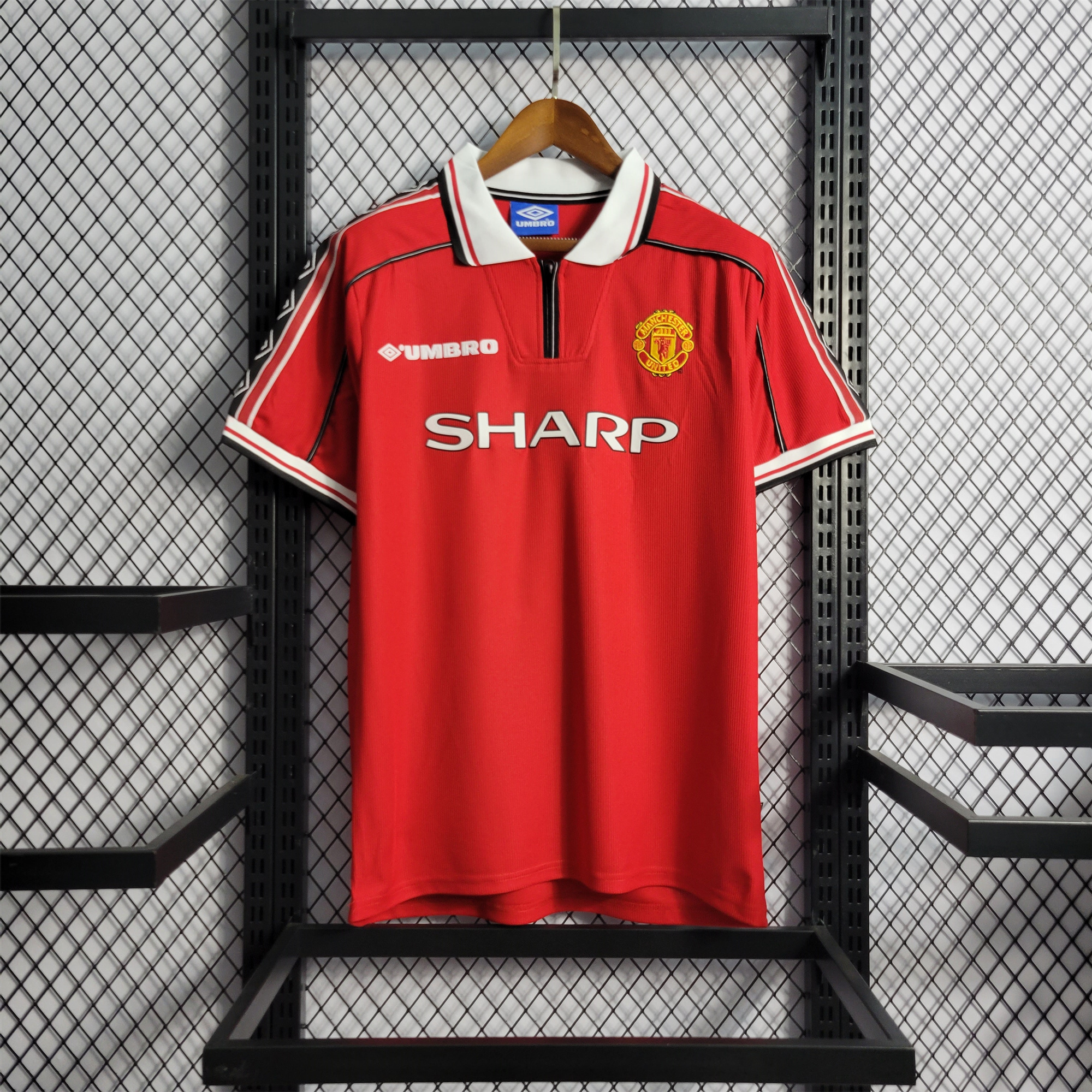 AlphaJersey-Retro Manchester United 98-99 Home Jersey
