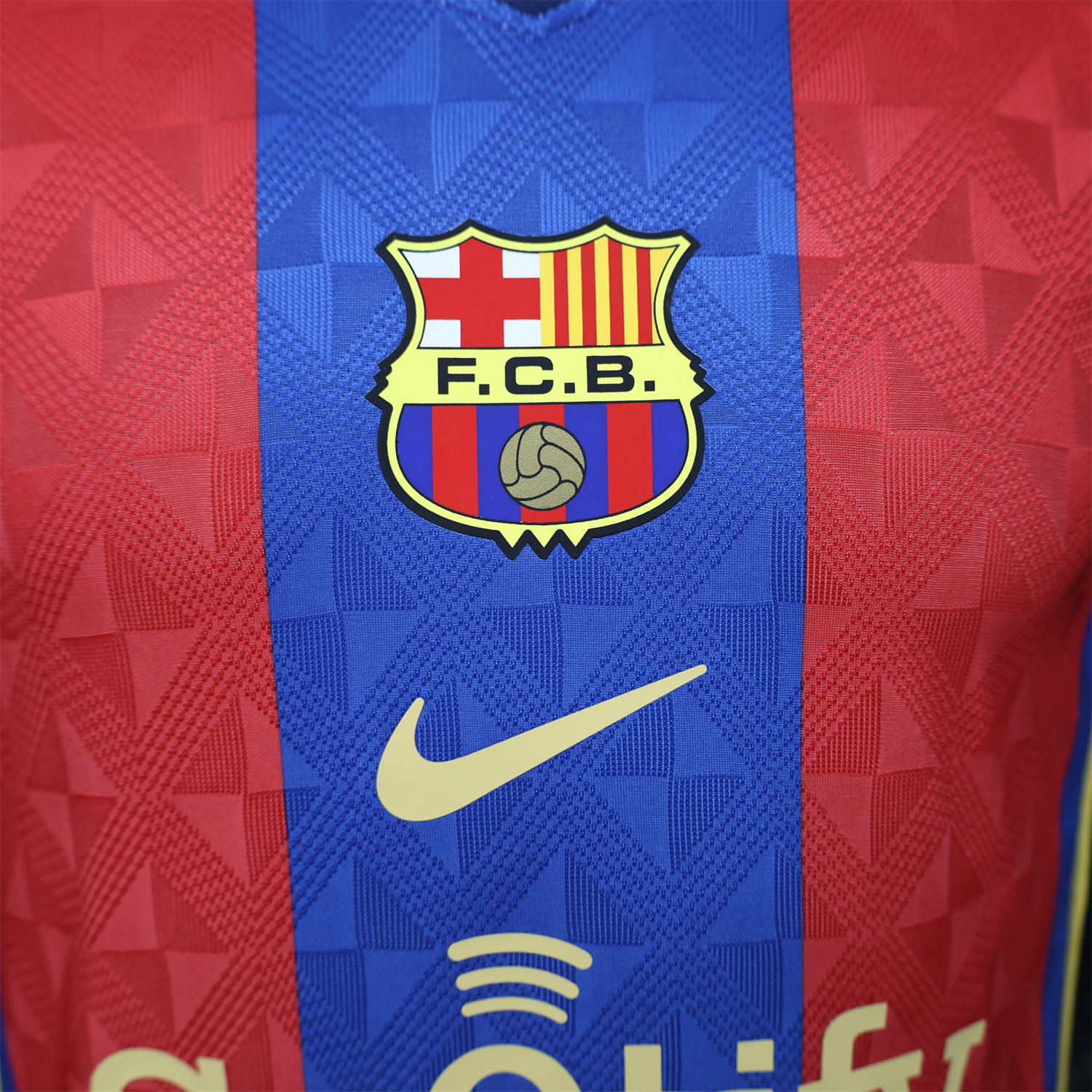 AlphaJersey-Barcelona 25-26 Retro Style Polo Special Jersey - Player Version