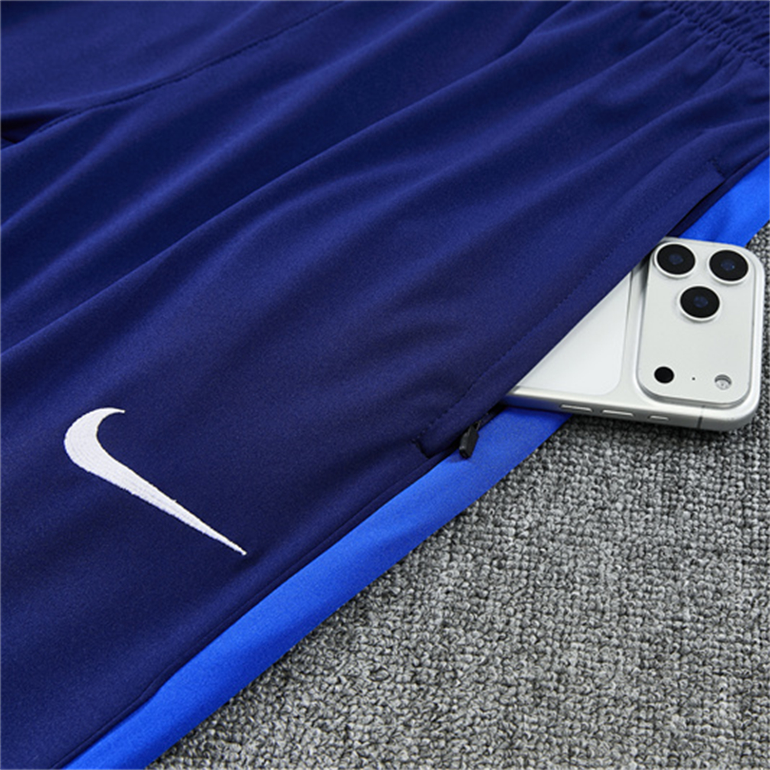AlphaJersey-Inter Milan 26-27 Kids Long Sleeve Training Set - Royal Blue Top & Royal Blue Pants