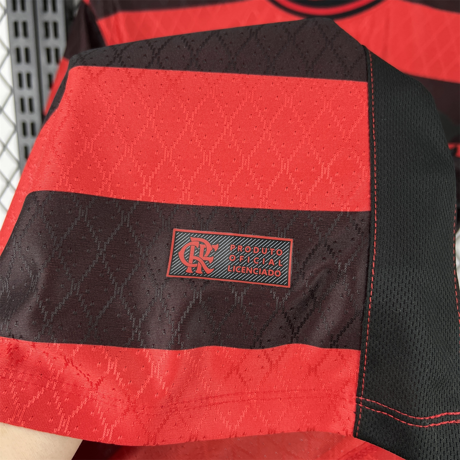 AlphaJersey-Flamengo 26-27 Red And Black Pre-Match Jersey - Fans Version