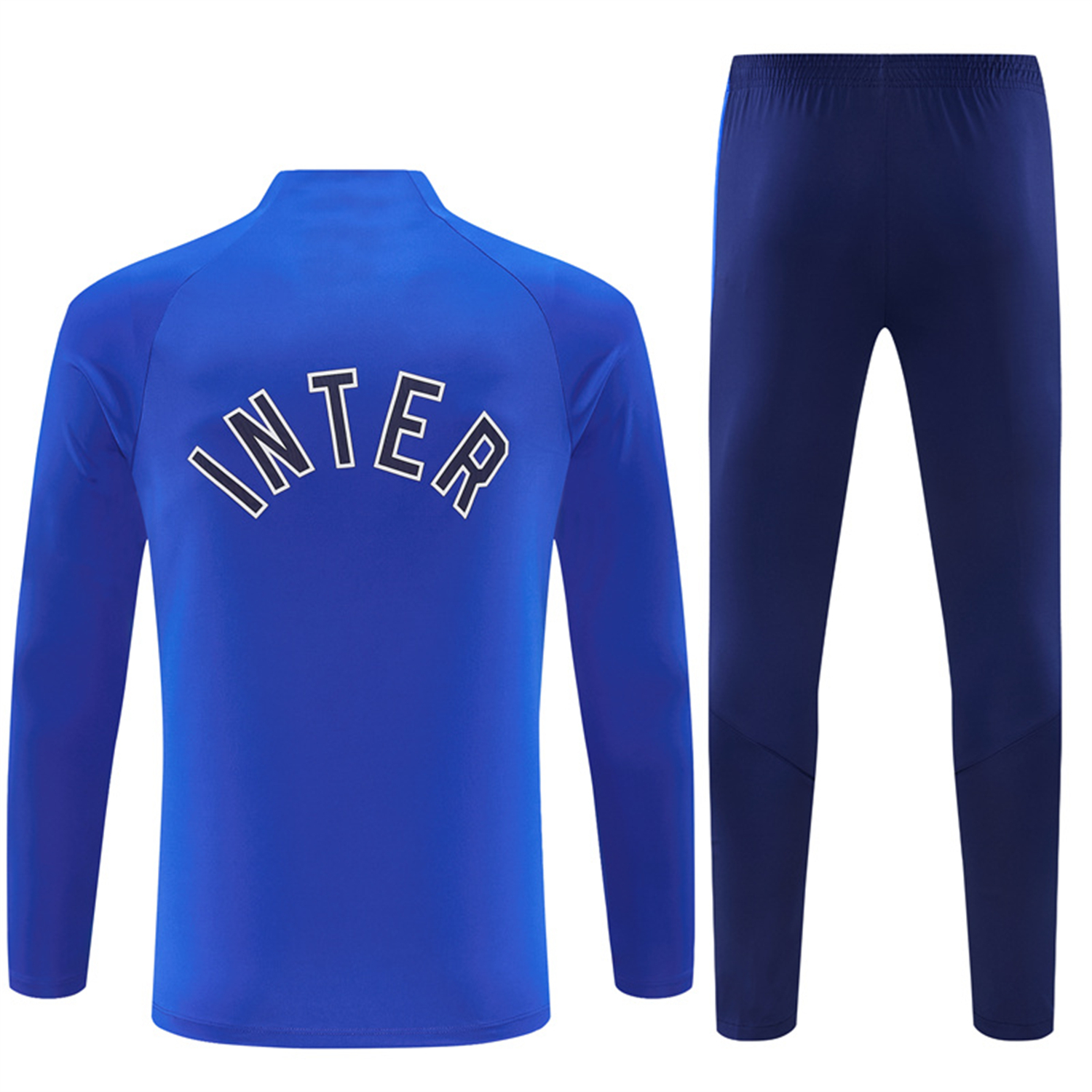 AJ-AlphaJersey-Inter Milan 26-27 Long Sleeve Training Set - Blue Top & Royal Blue Pants