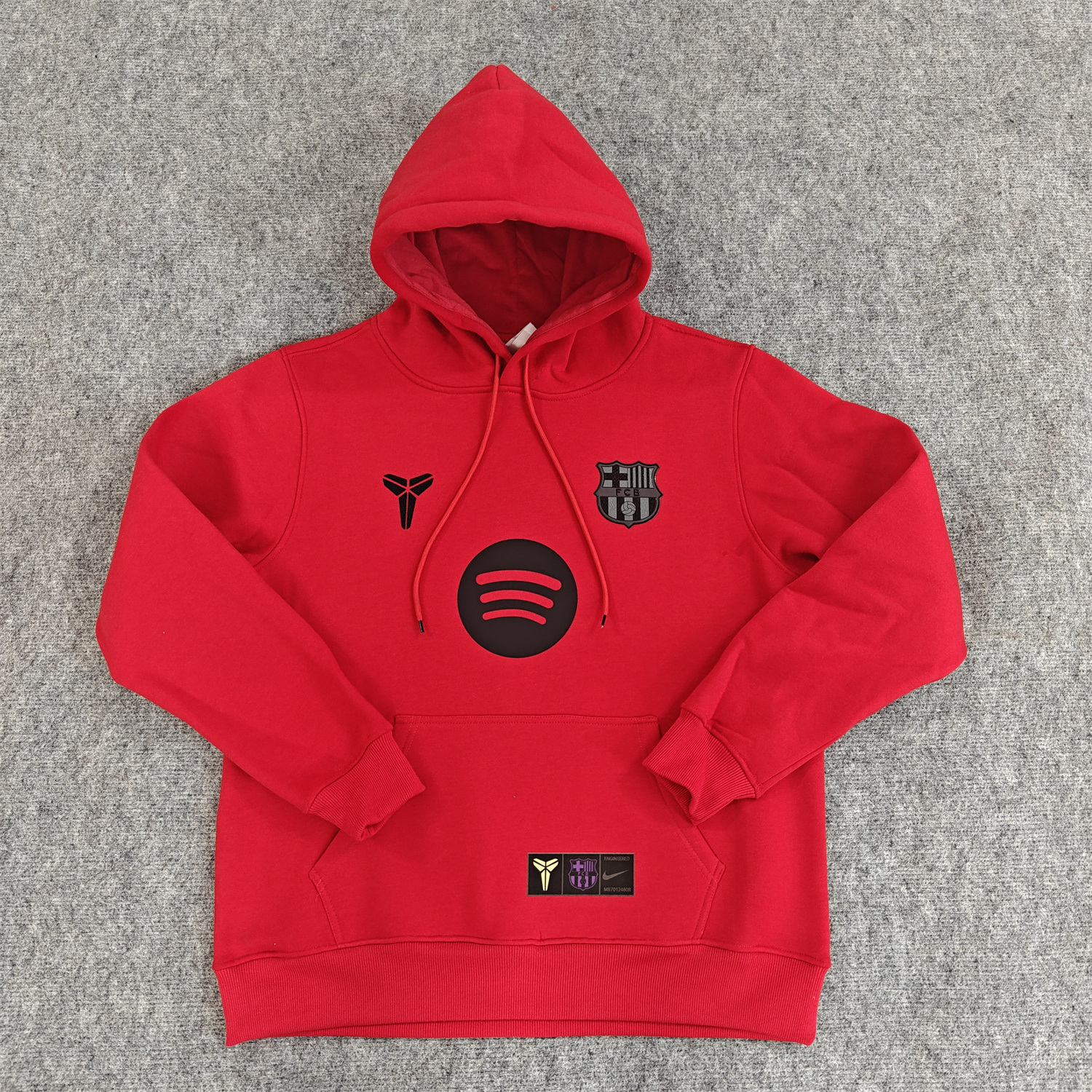 AlphaJersey-Barcelona 25-26 KB Logo Unisex Pullover Hoodie
