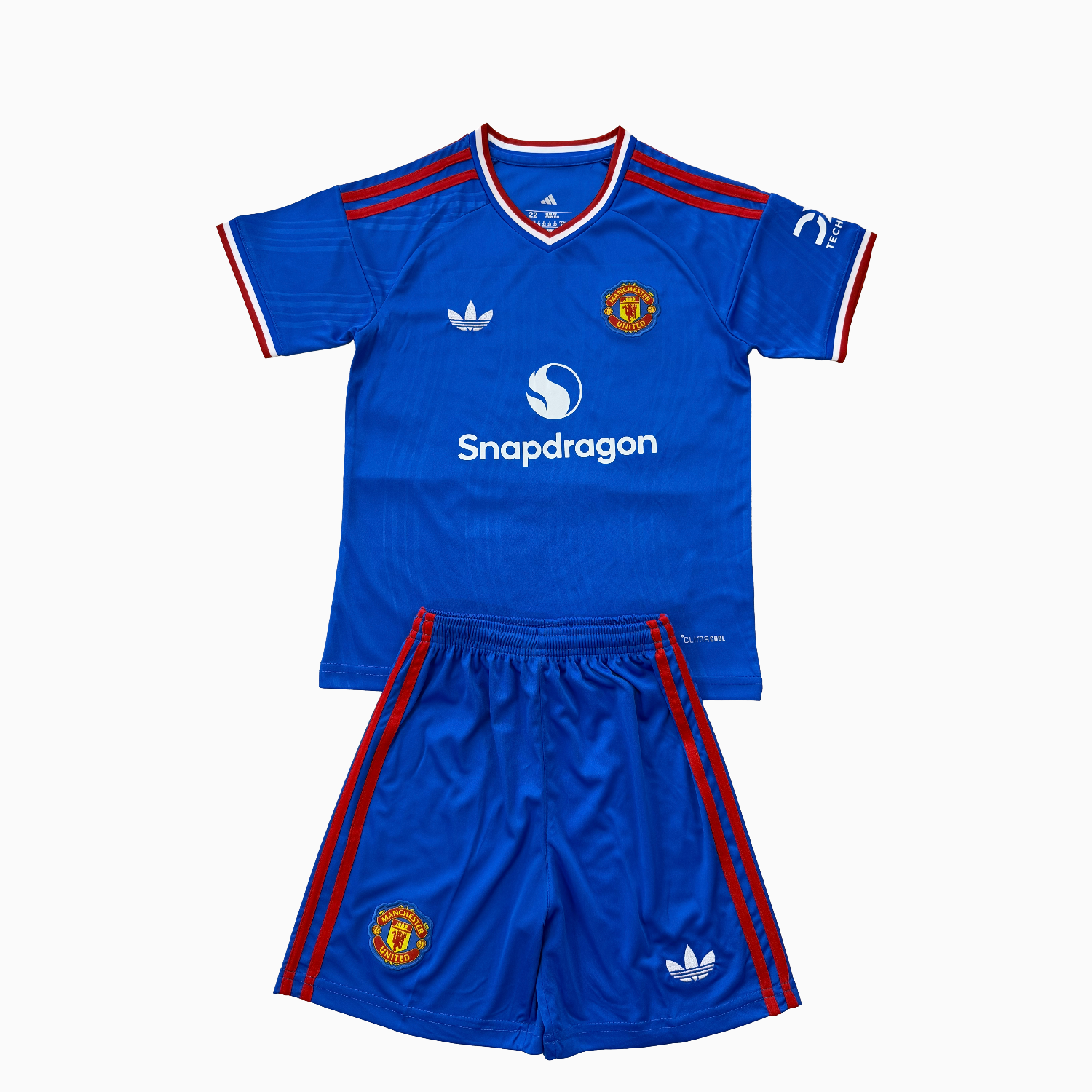 UnitedSoccerKit-Manchester United 26-27 Snapdragon Blue Special Men's Adult Jersey Set - Fans Version