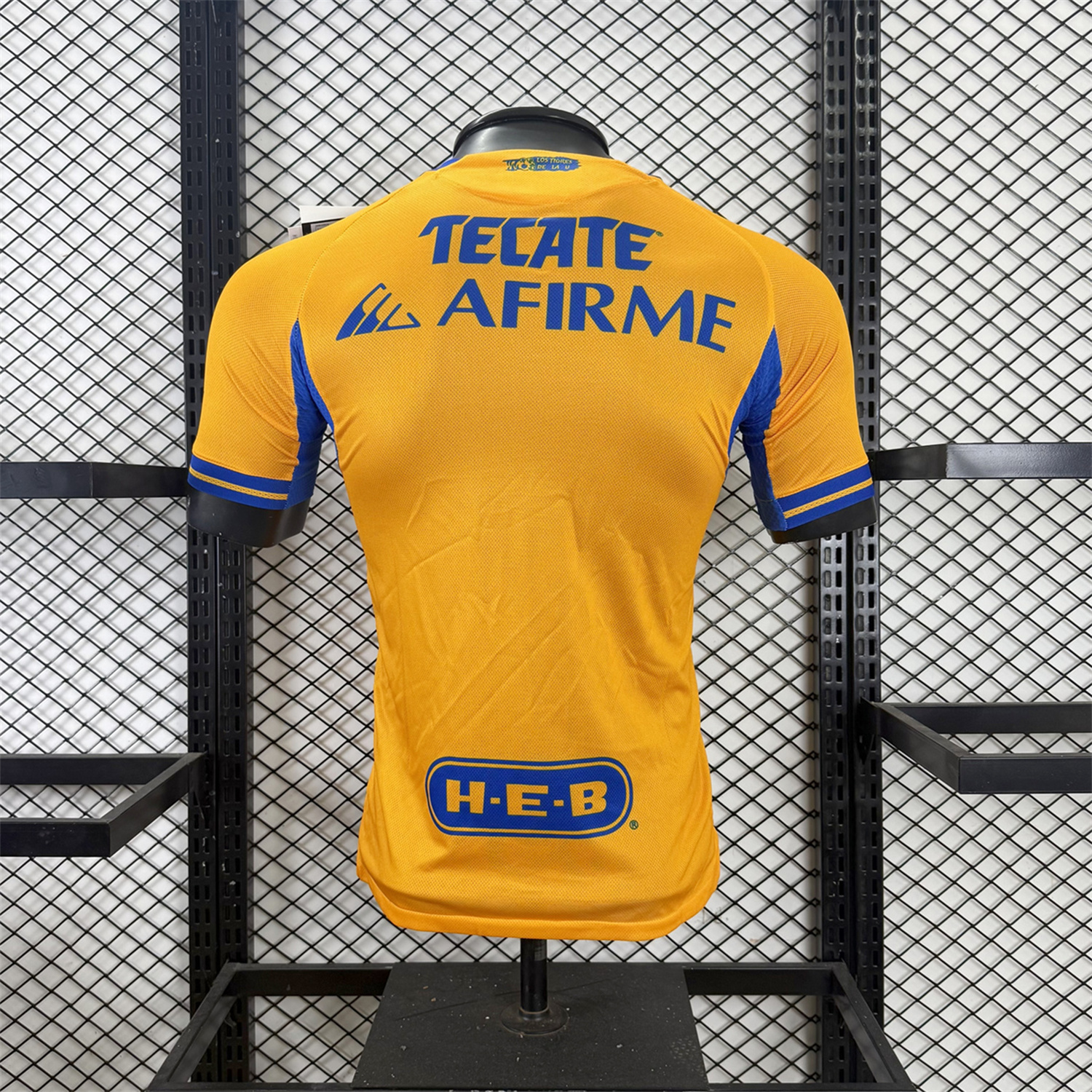 AlphaJersey-Tigres UANL 25-26 Home Jersey With All Sponsors - Player Version