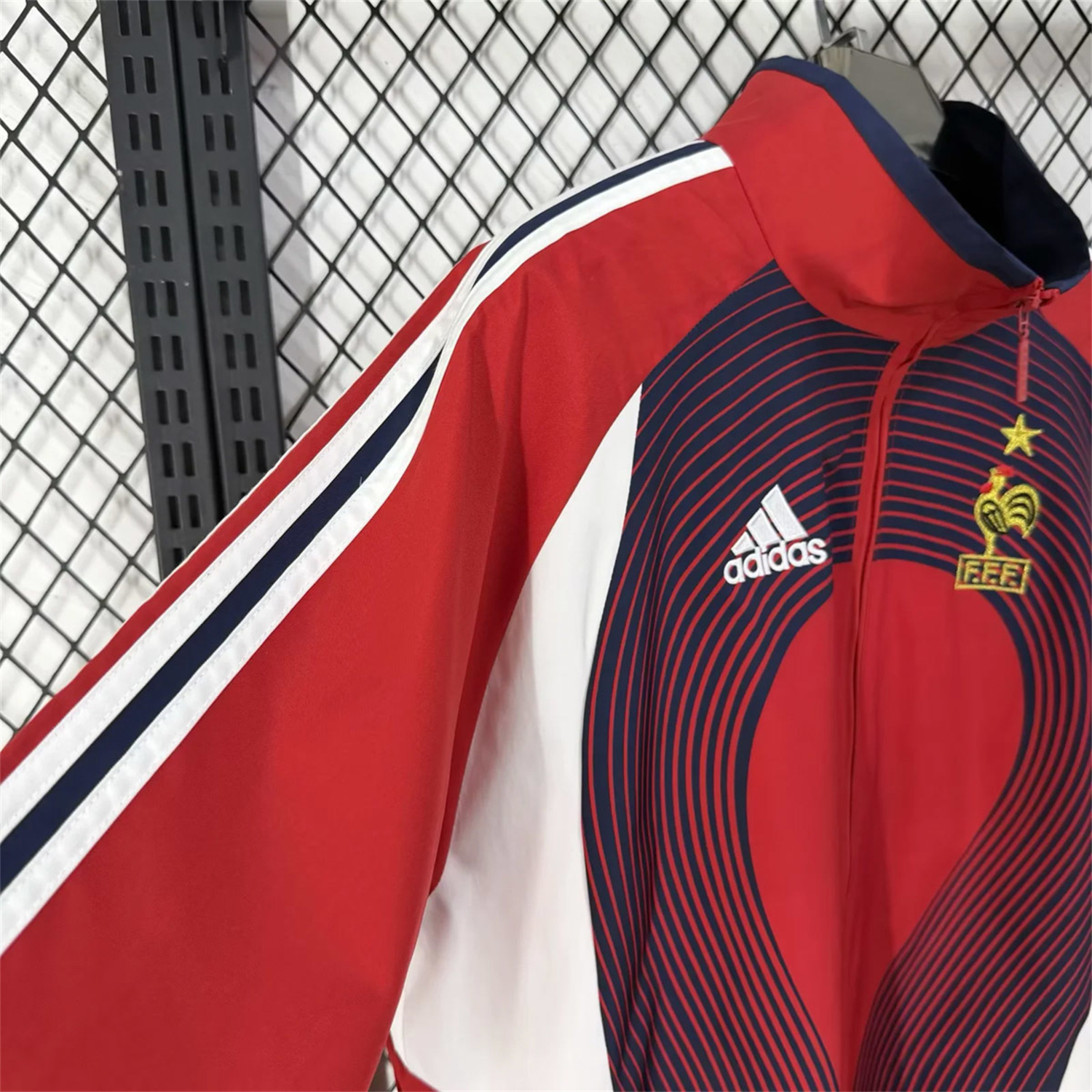 AlphaJersey-France 2026 Windbreaker Jacket - Red