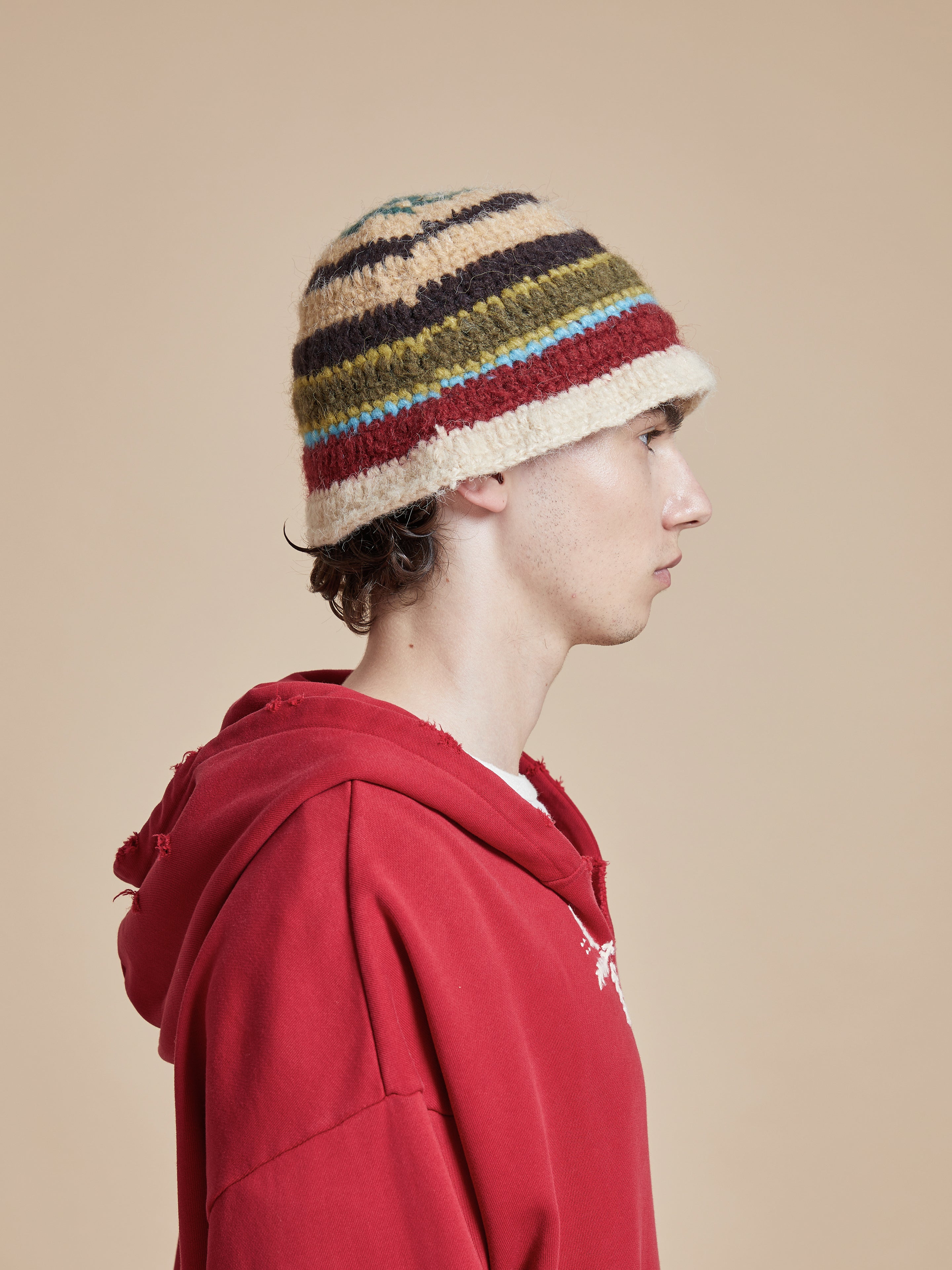 Stripe Knit Beanie | Modern Menswear by yycbvcnbmmnbm