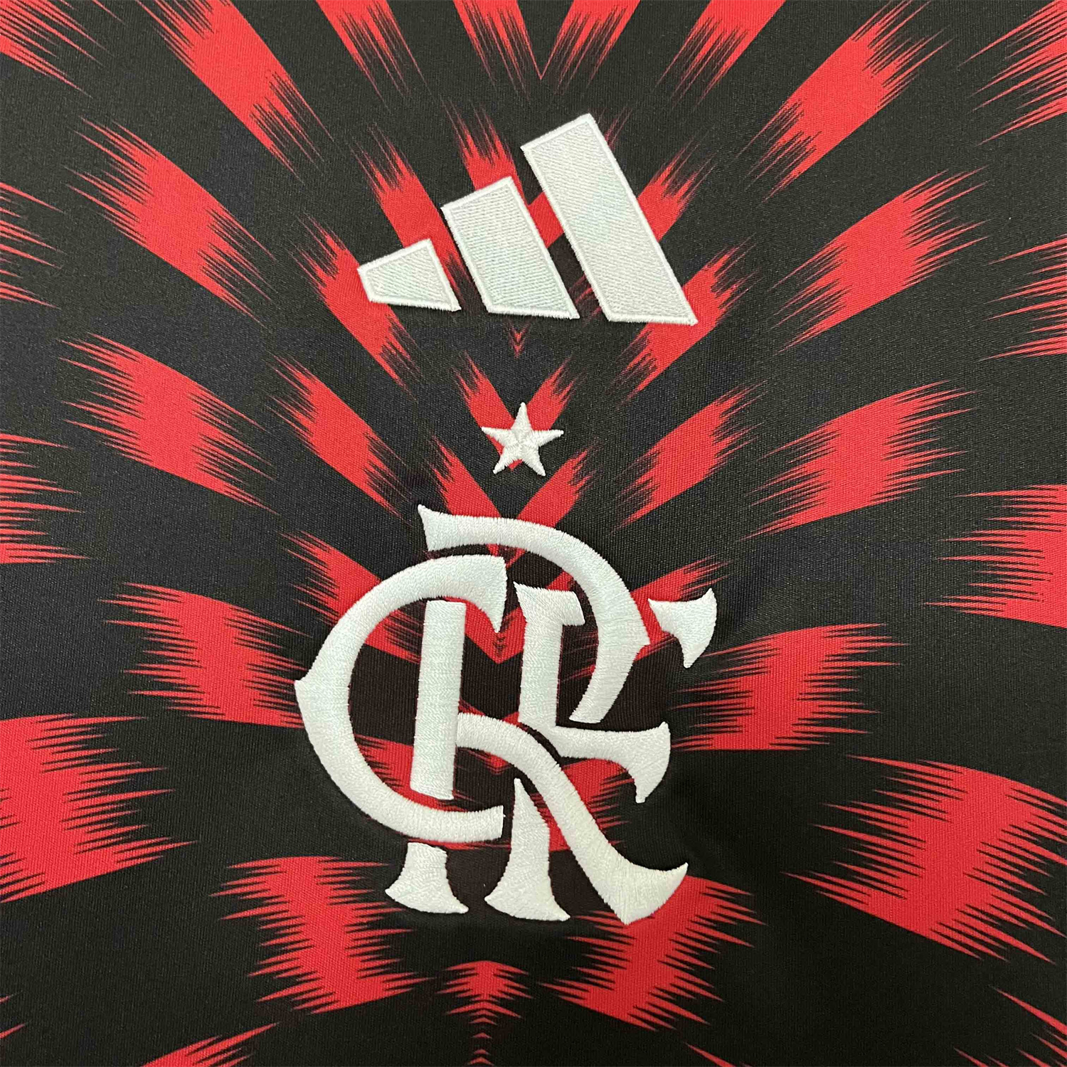 AlphaJersey-Flamengo 25-26 Pre-Match Jersey with Sponsors - Fans Version