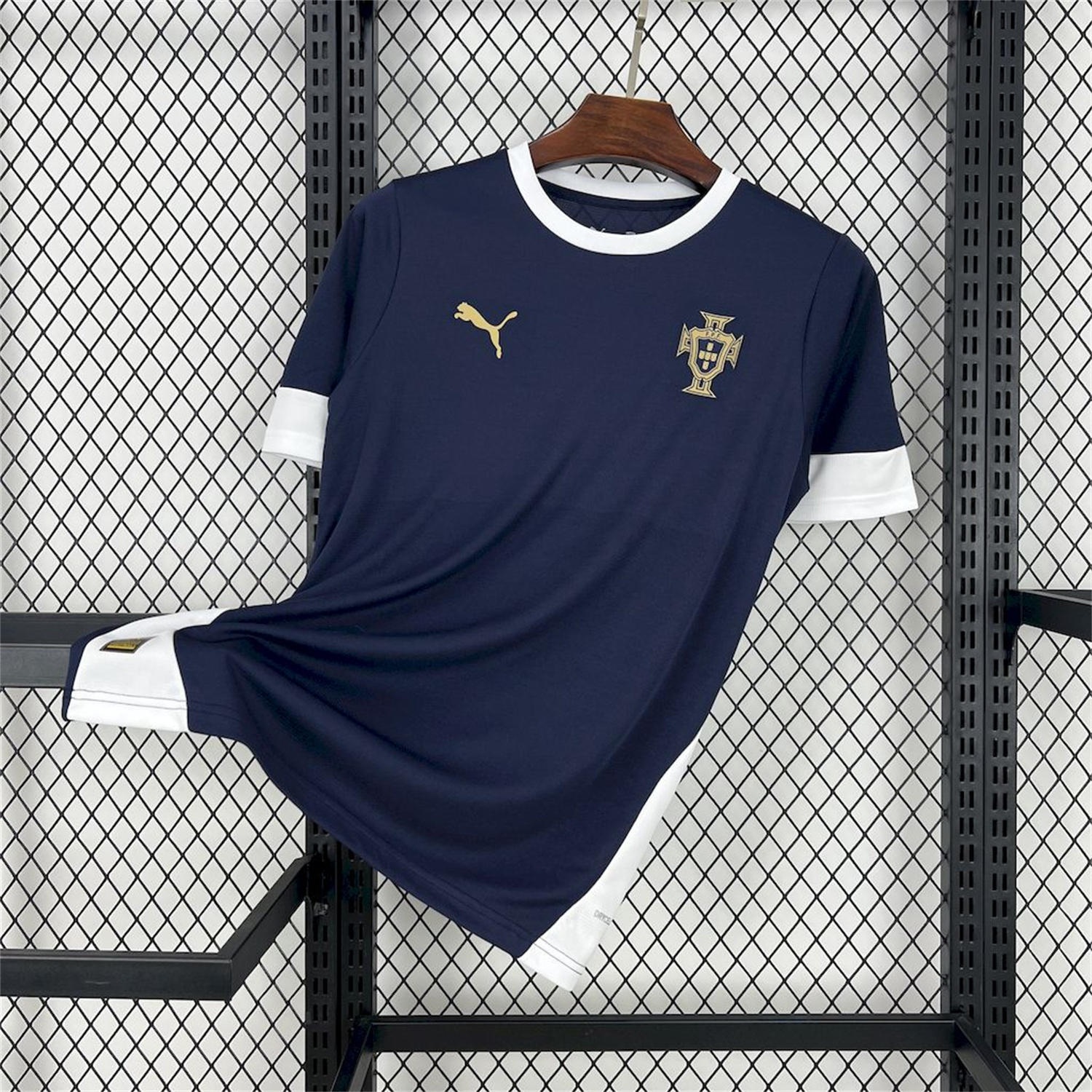 AlphaJersey-Portugal 2025-26 Royal Blue Training Jersey - Fans Version