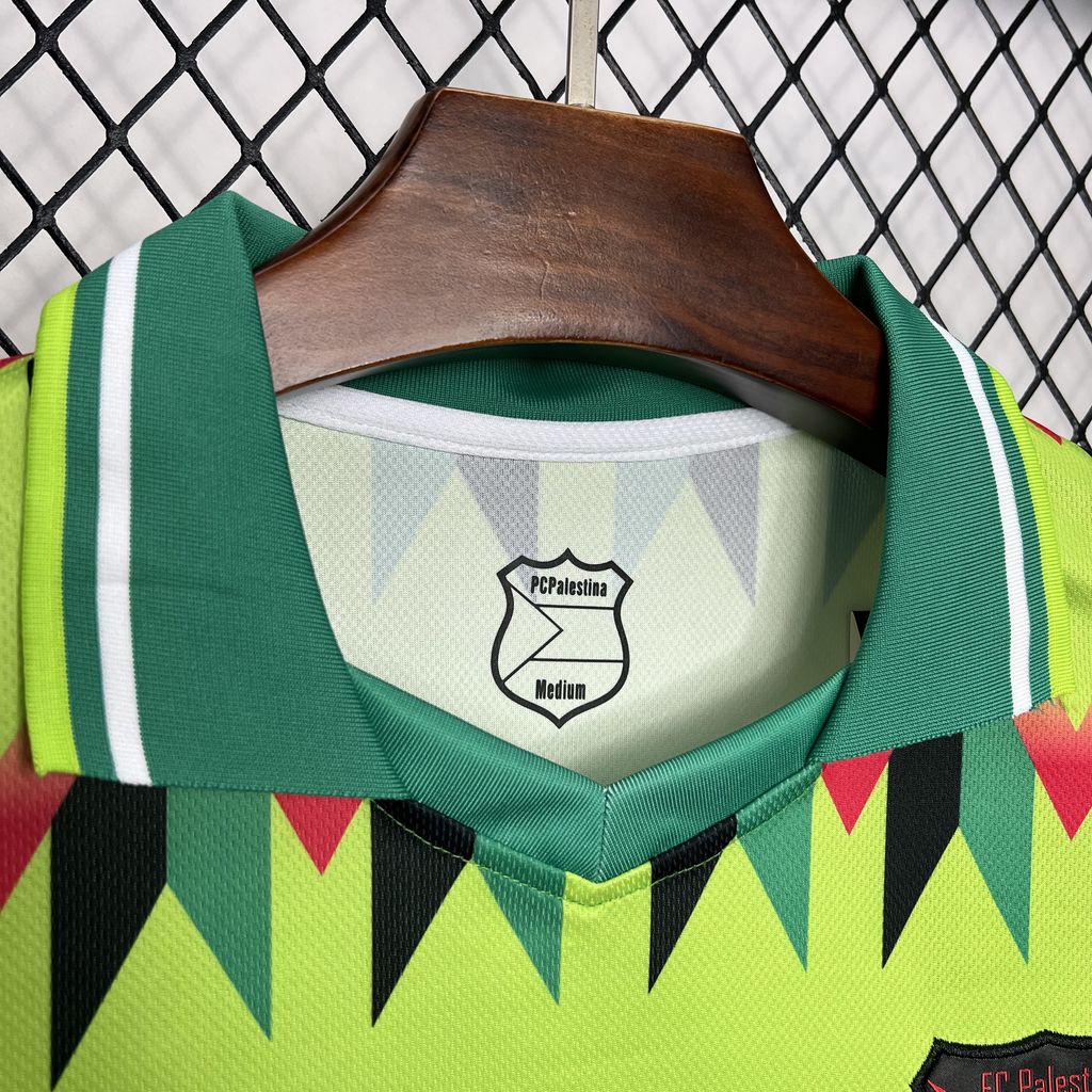AlphaJersey-Retro Club Deportivo Palestino X Hypepeace Green Throwback Jersey