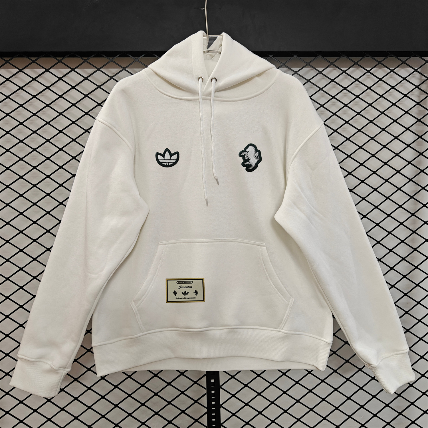 AlphaJersey-Juventus 25-26 Originals Terrace Icon Unisex Pullover Hoodie