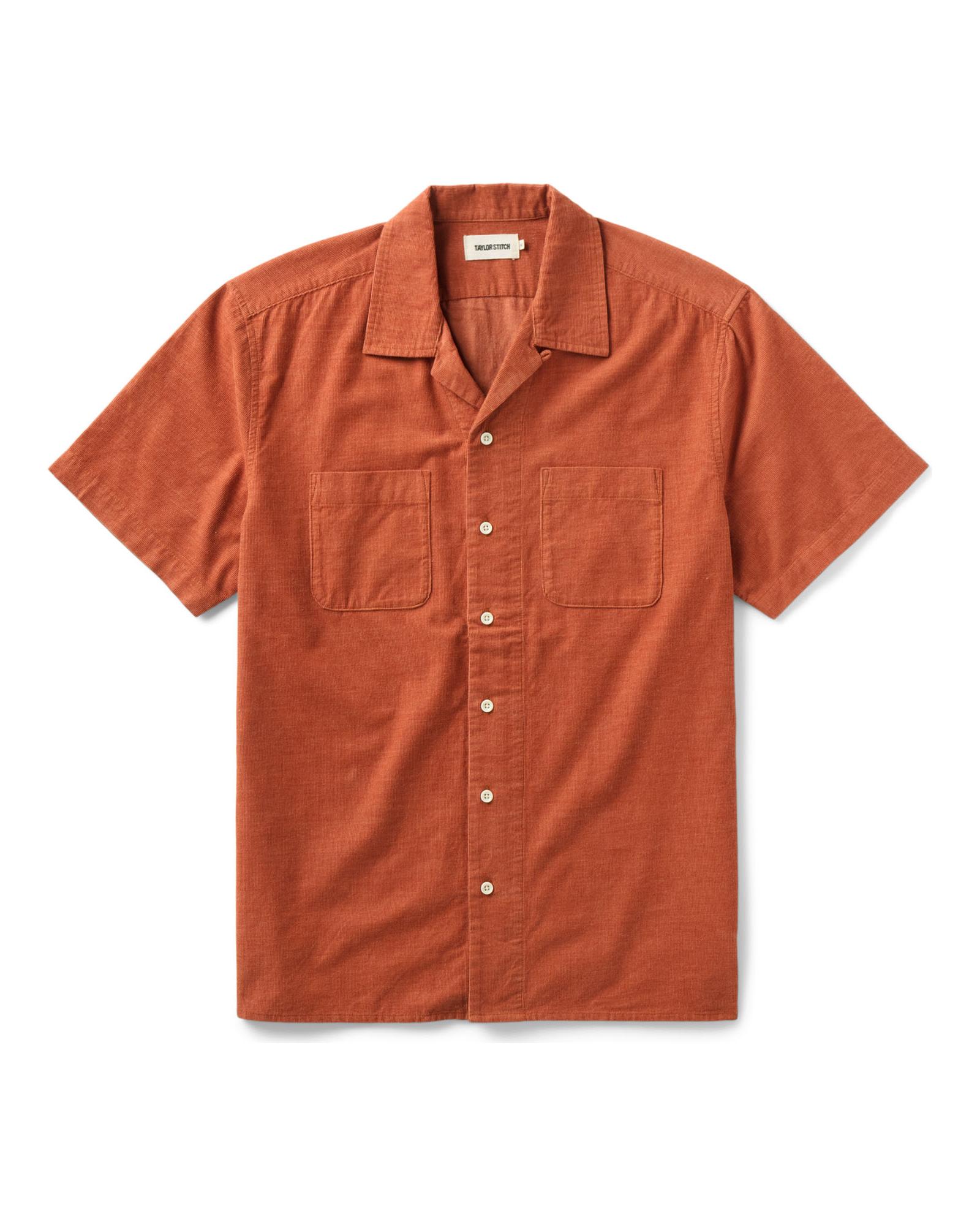 The Conrad Shirt in Heather Chili Pincord | Modern Menswear by yycbvcnbmmnbm