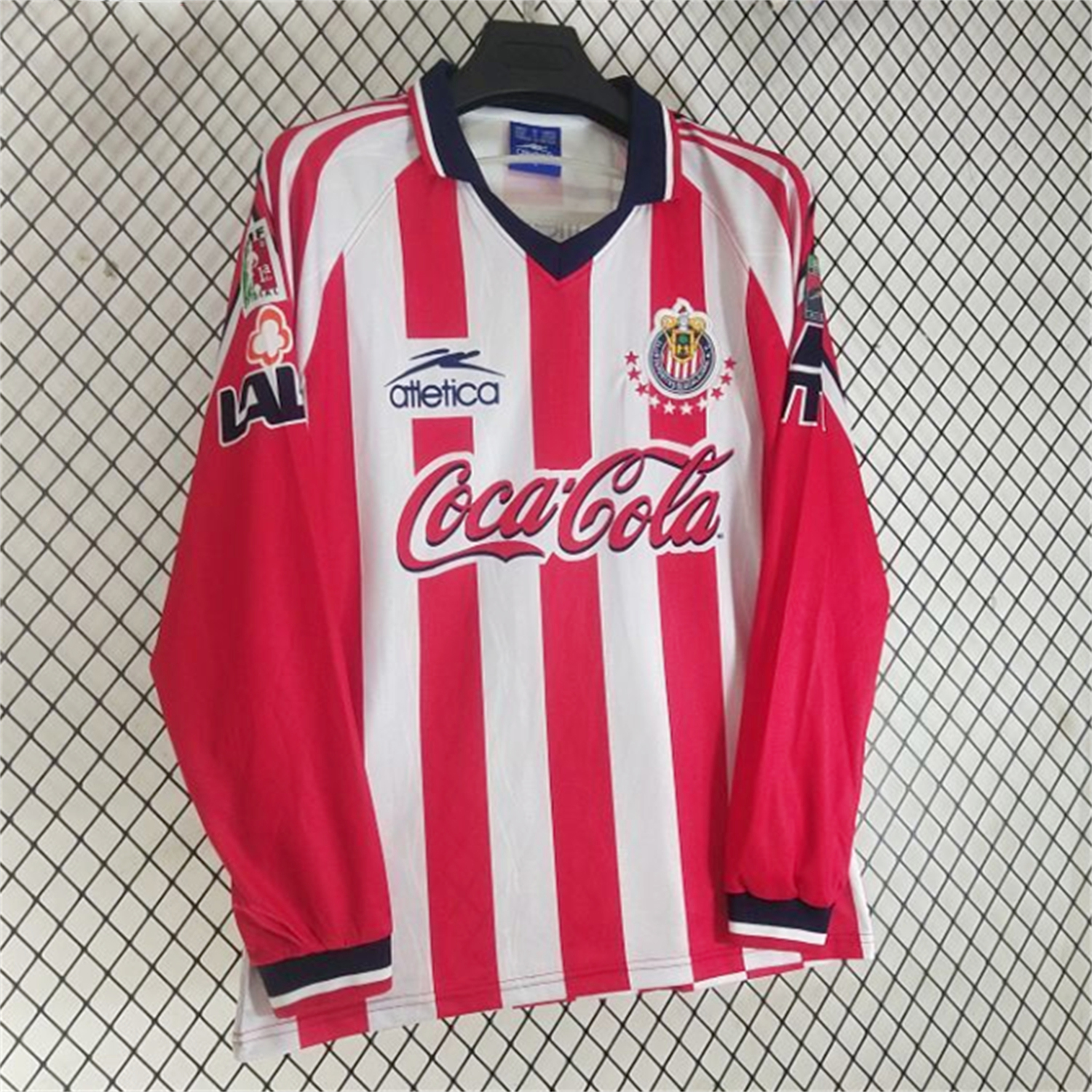 AlphaJersey-Retro Chivas de Guadalajara 1998-99 Home Long Sleeves Jersey