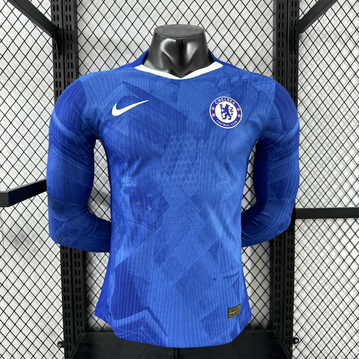 AlphaJersey-C.H.E.L.S.E.A 25-26 Home Unsponsored Blue Long Sleeves Jersey - Player Version