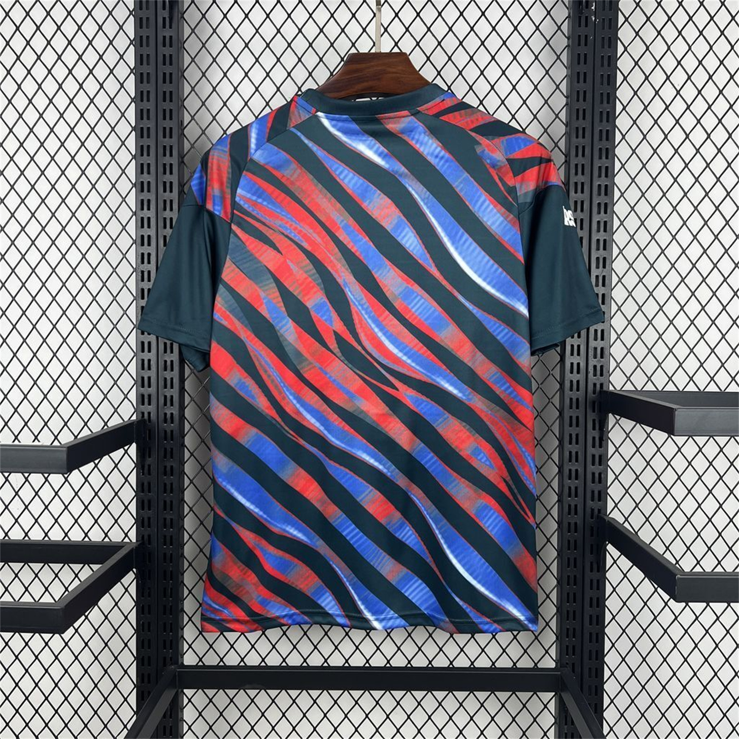 AlphaJersey-Arsenal 26-27 Red And Blue Twill Pre-Match Training Jersey - Fans Version