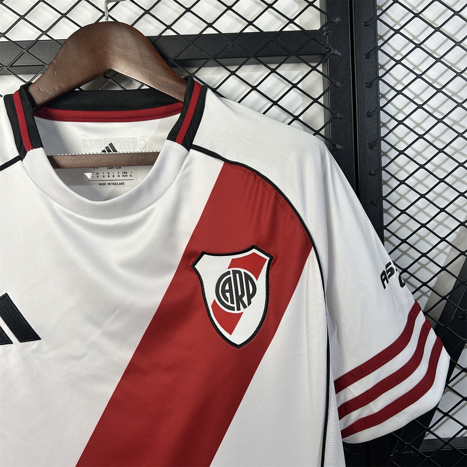 AlphaJersey-River Plate 25-26 Home Unsponsored Jersey - Fans Version