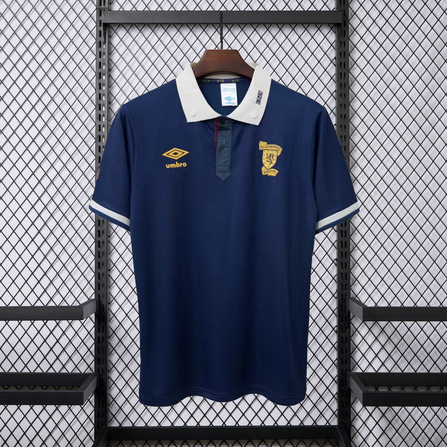 AlphaJersey-Retro S-c-o.t l.a-n.d 1988-89 Home Jersey - Fans Version