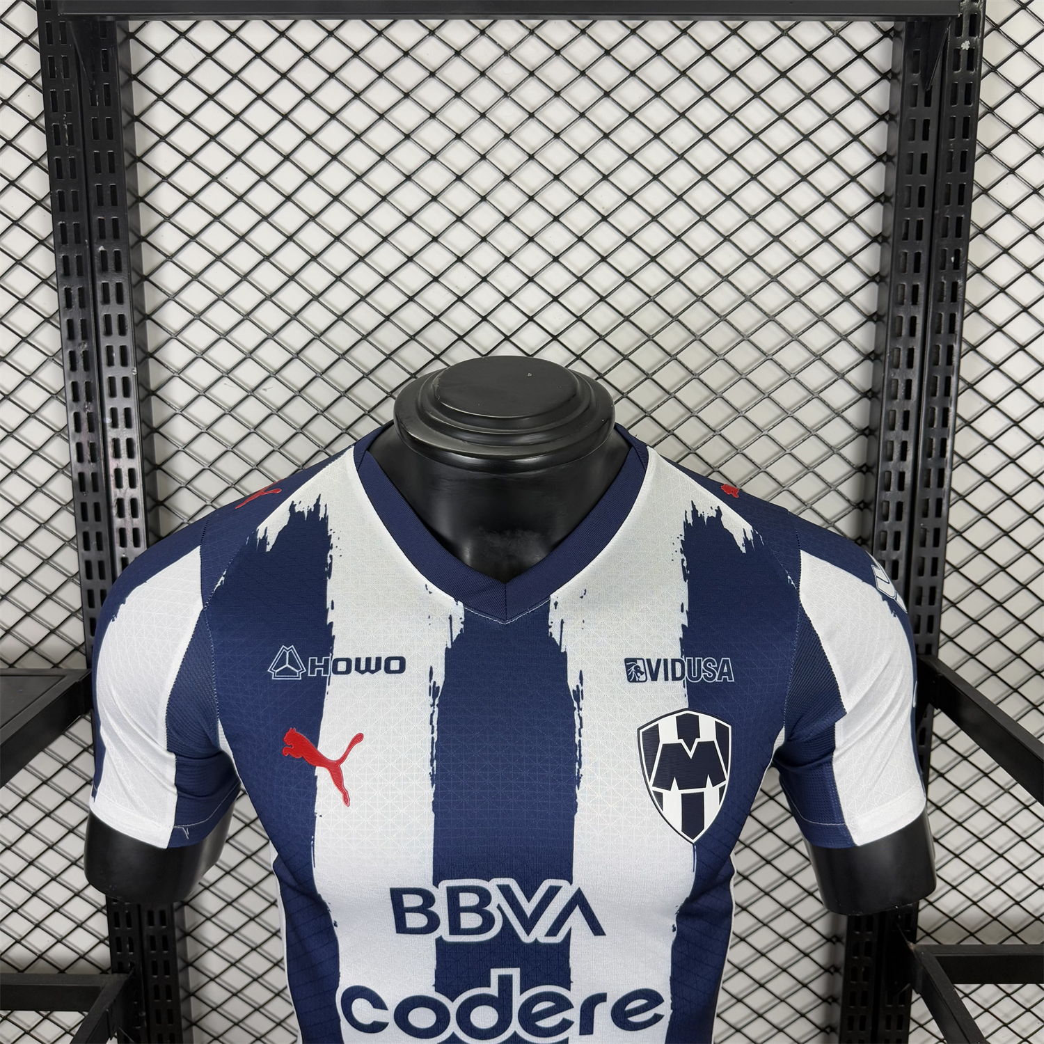 AlphaJersey-Rayados Monterrey 25-26 Home Stripes Jersey - Player Version