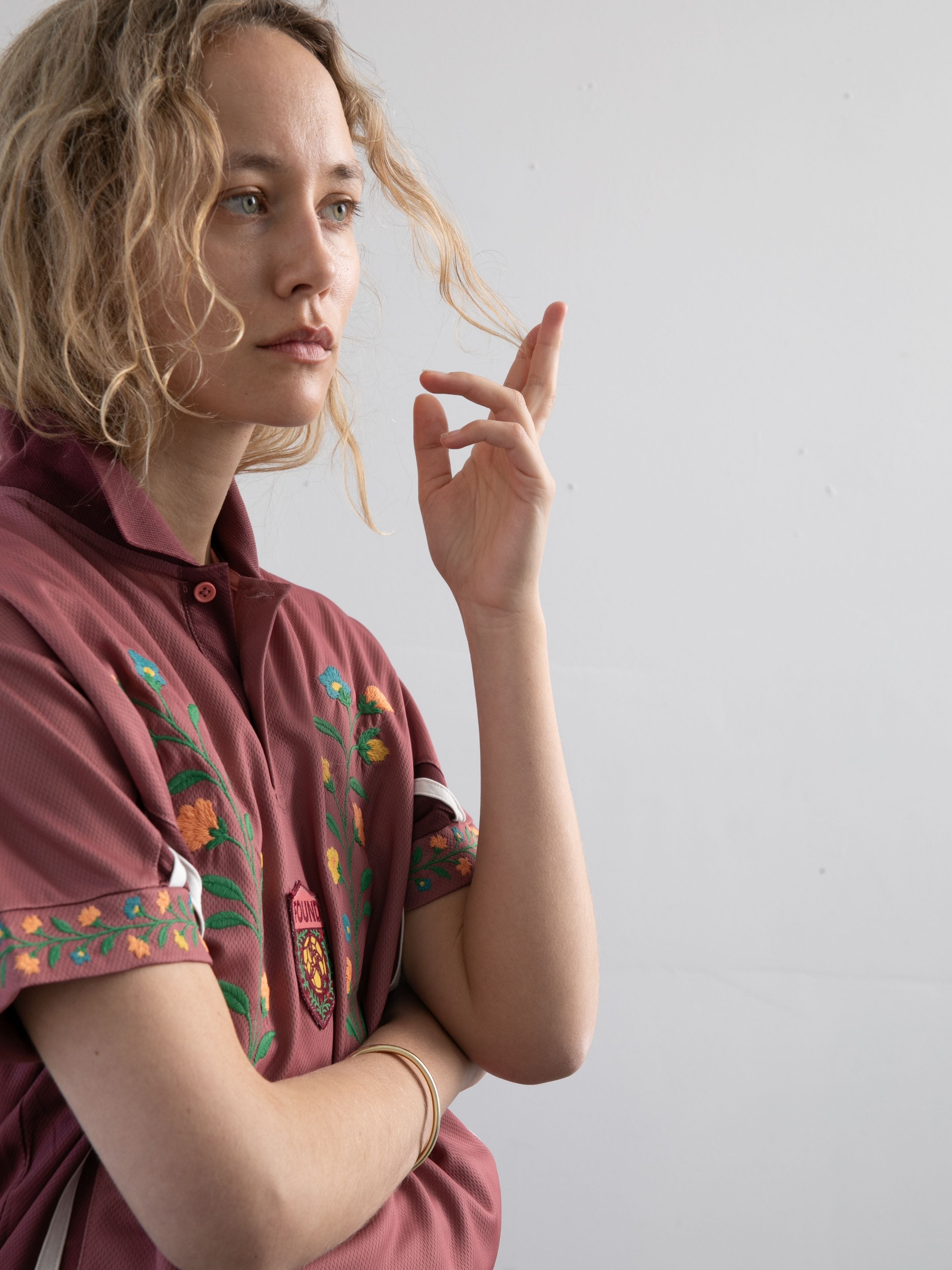 Floral Polo Jersey | Modern Menswear by yycbvcnbmmnbm