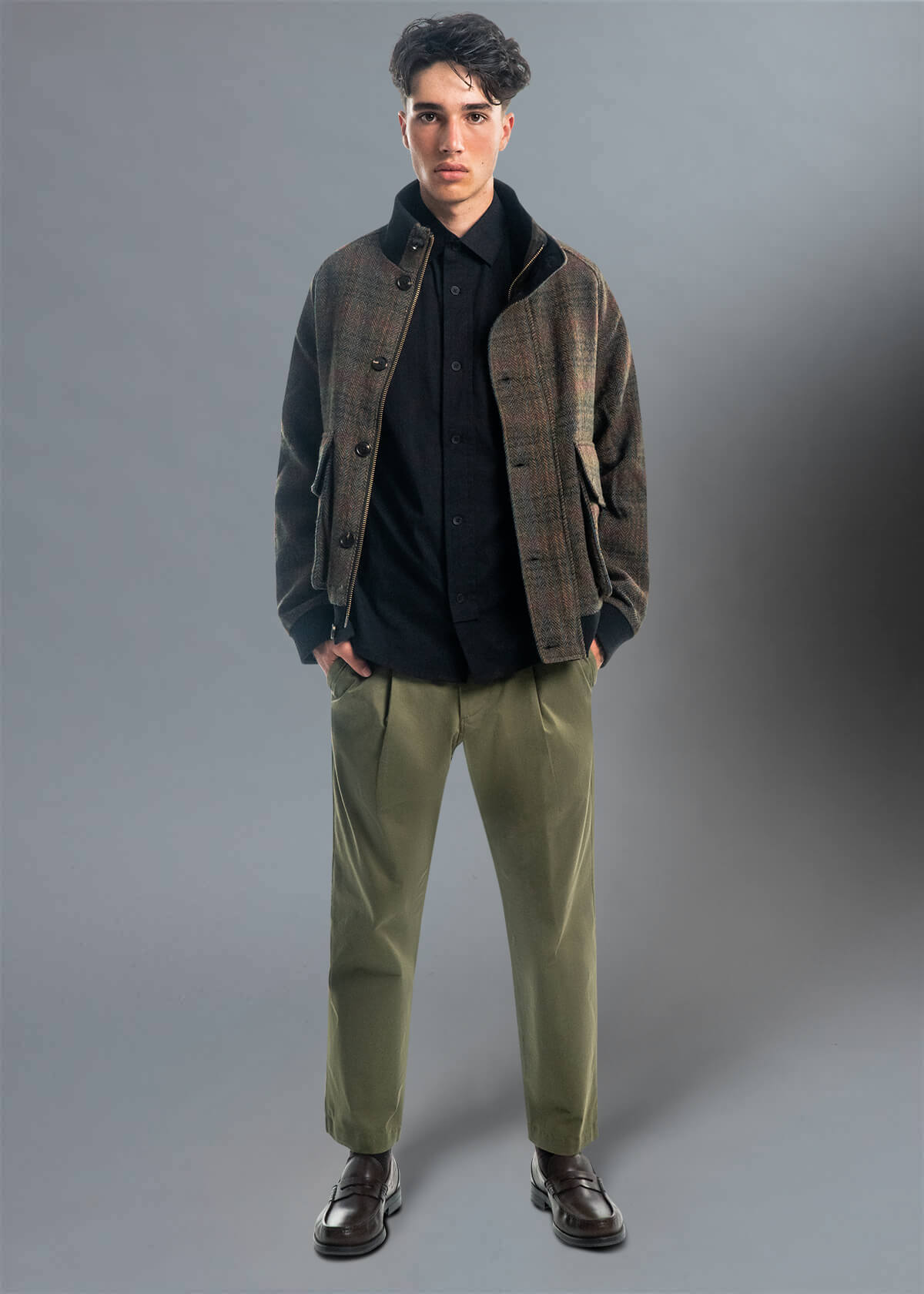 Black Ring Spun Shirt | Modern Menswear by yycbvcnbmmnbm