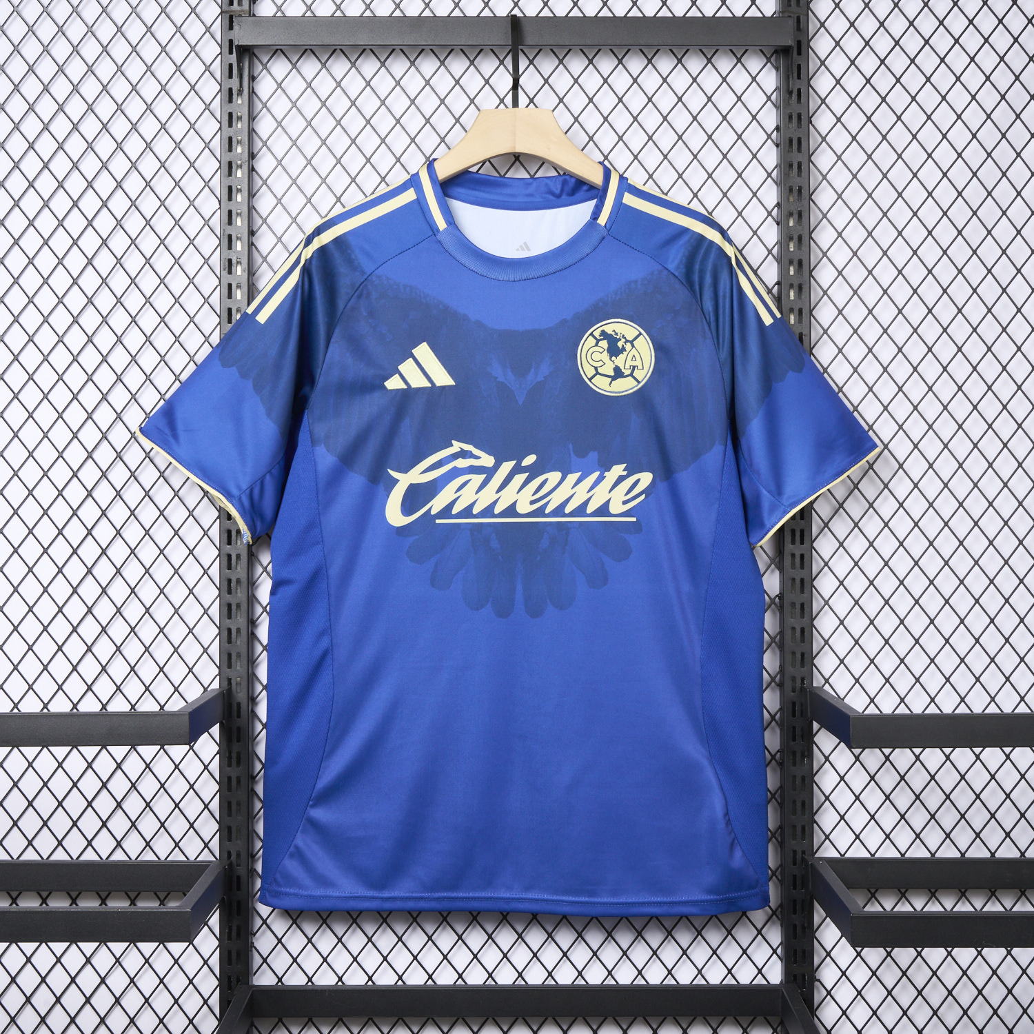 AlphaJersey-Club América 25-26 Blue Eagle Pattern Special Edition Jersey - Fans Version