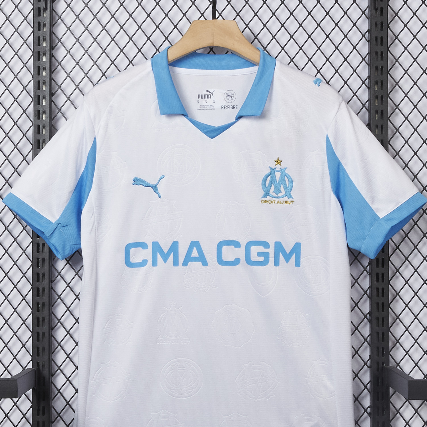 AlphaJersey-Marseille 25-26 Home Jersey - Fans Version
