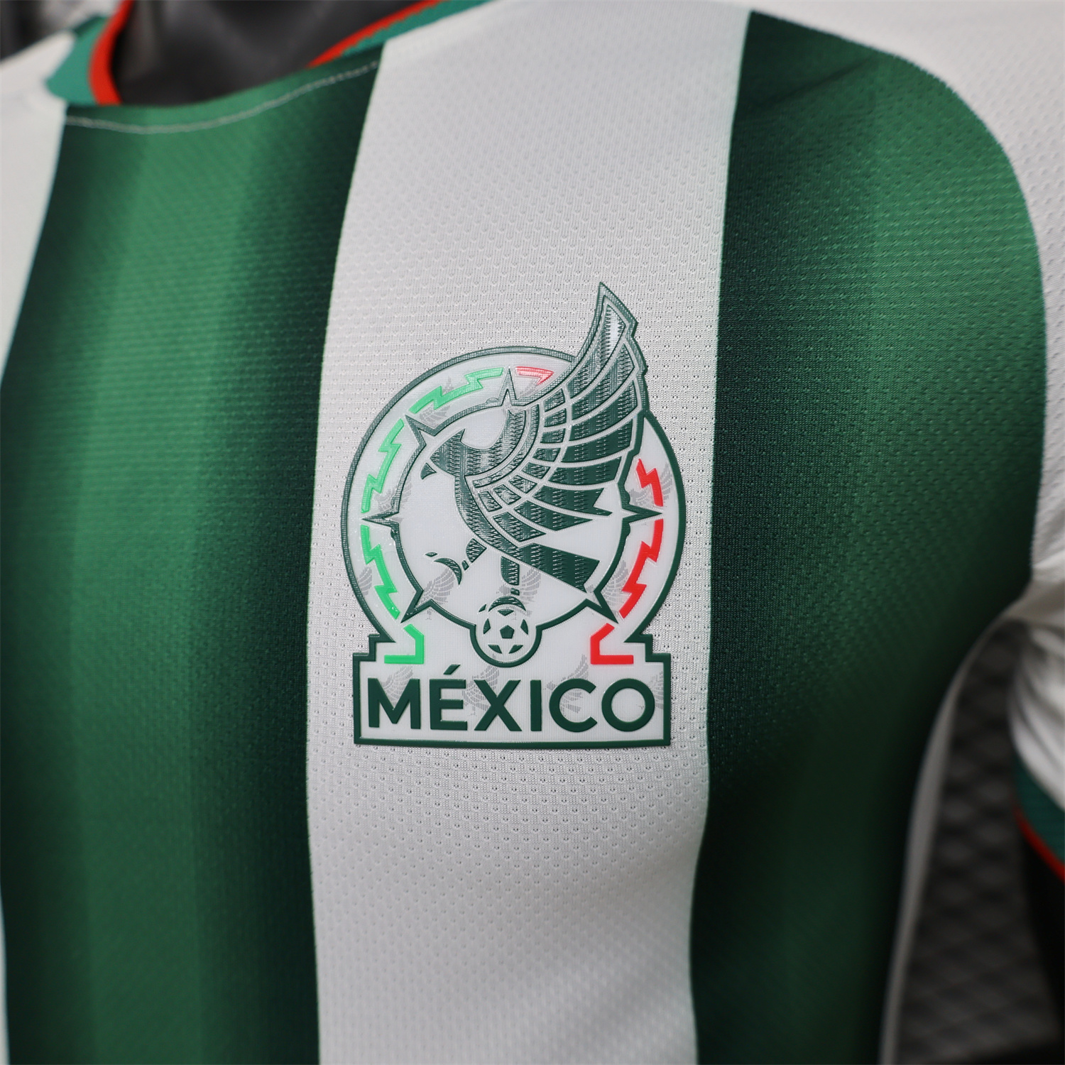 AlphaJersey-Mexico 2026 Green And White Special Jersey - Player Version