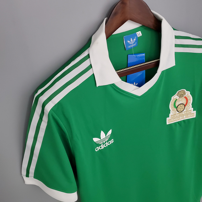 AlphaJersey-Retro Mexico 1986 Home Stadium Jersey
